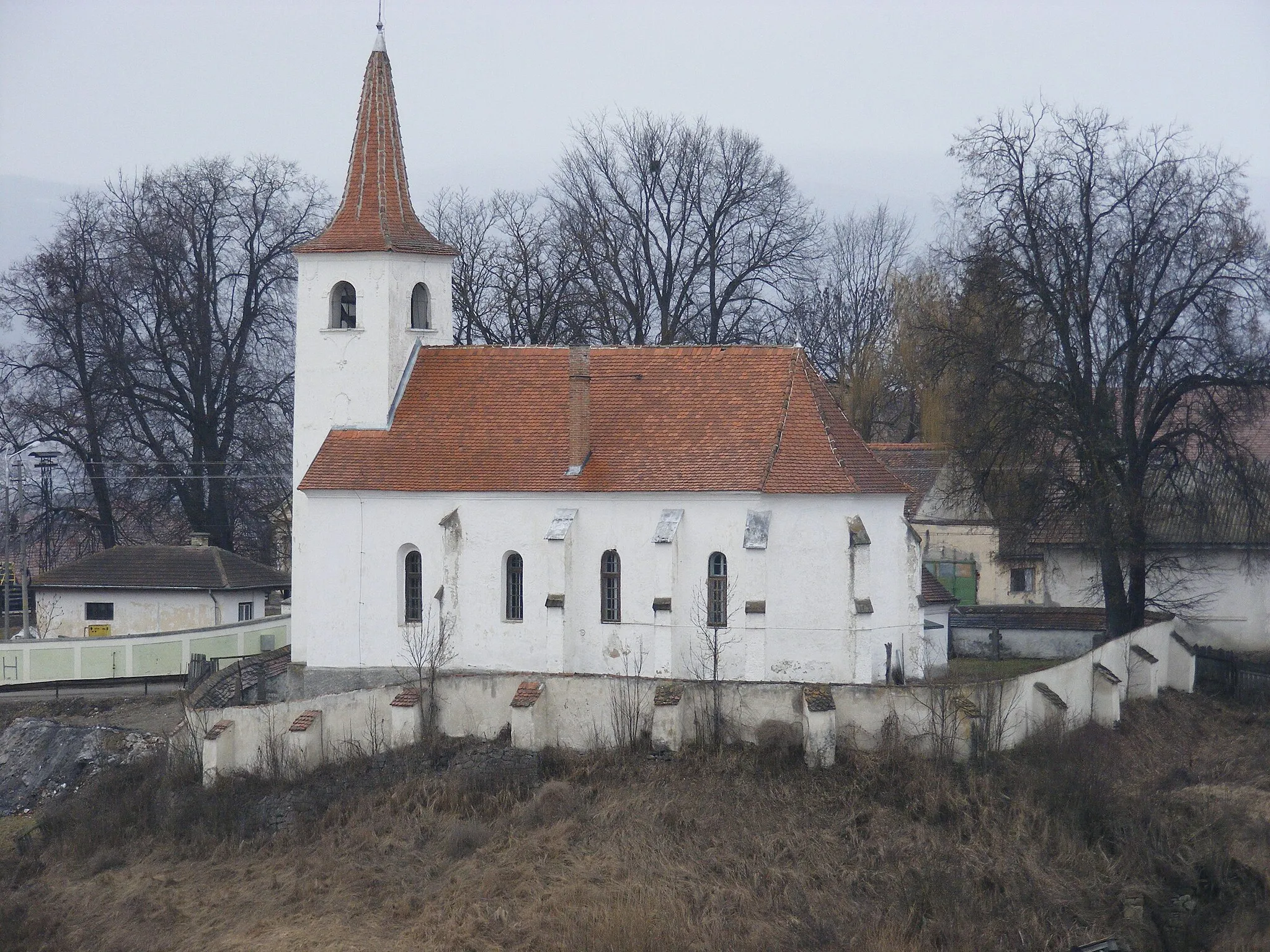 Photo showing: The romano-catholic church in Csíkzsögöd