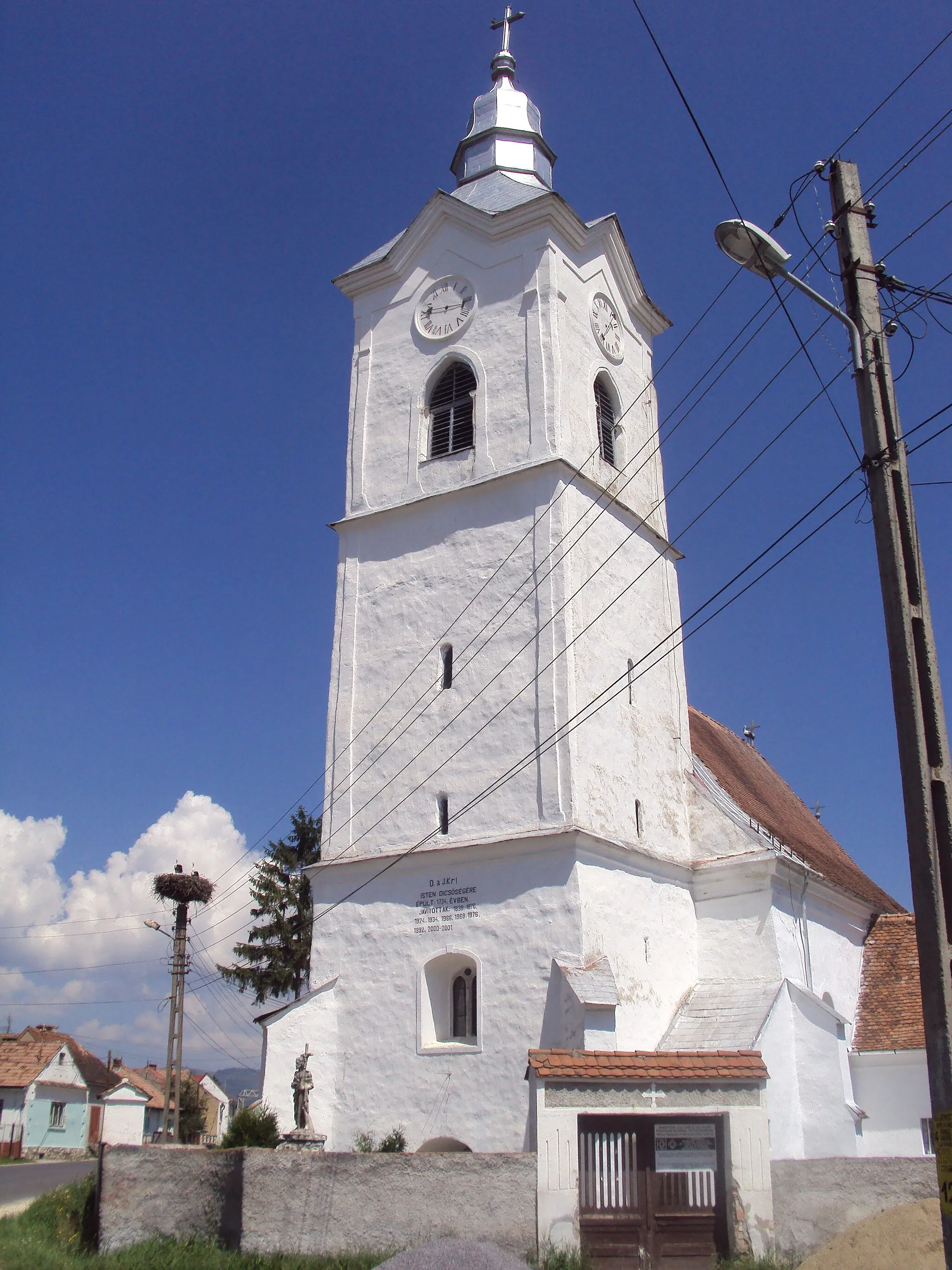 Photo showing: Saint John's Roman Catholic church in Valea Strâmbă, Harghita County, Romania.