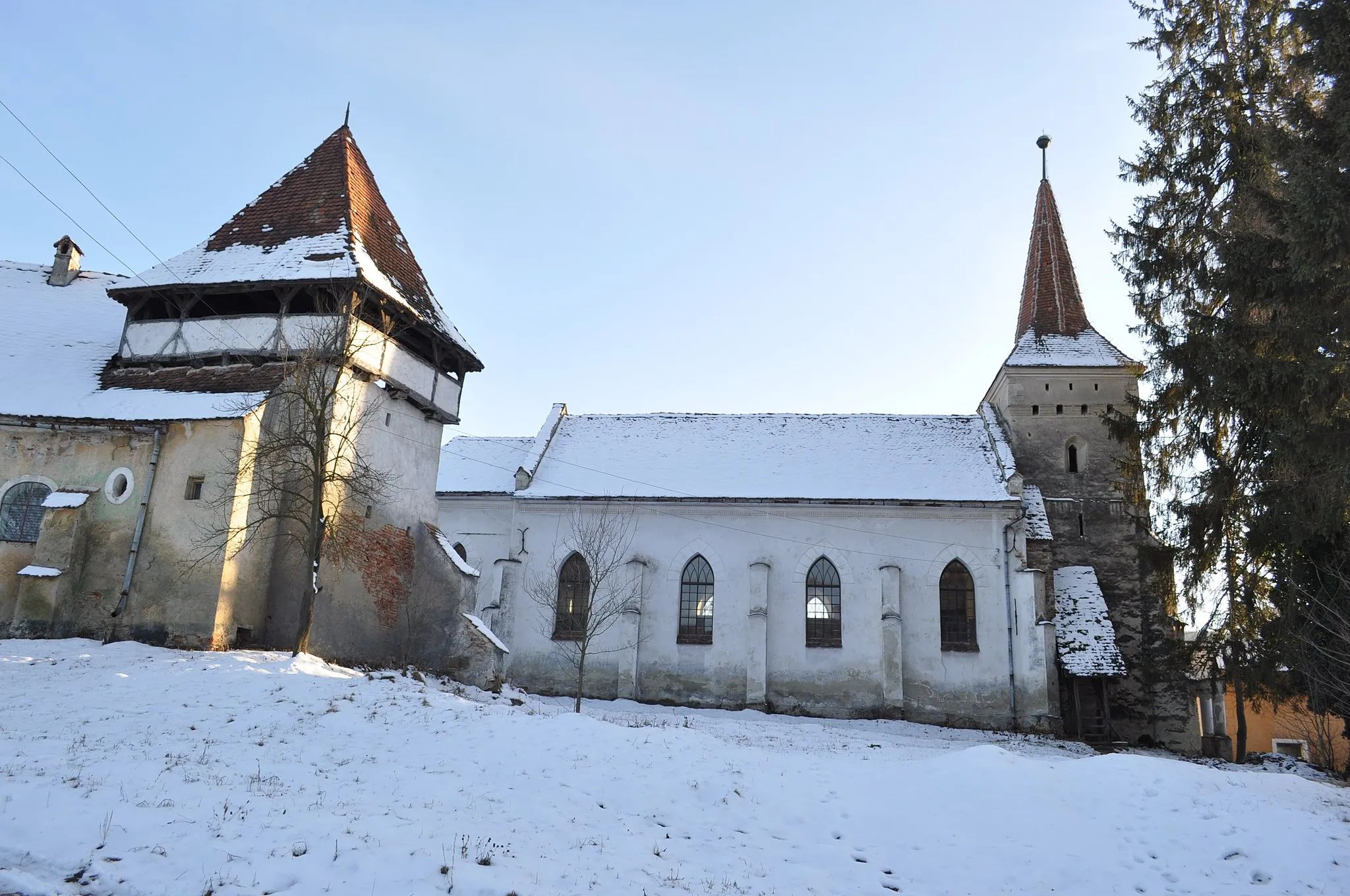 Photo showing: Biserica evanghelică fortificată din Metiș, județul Sibiu