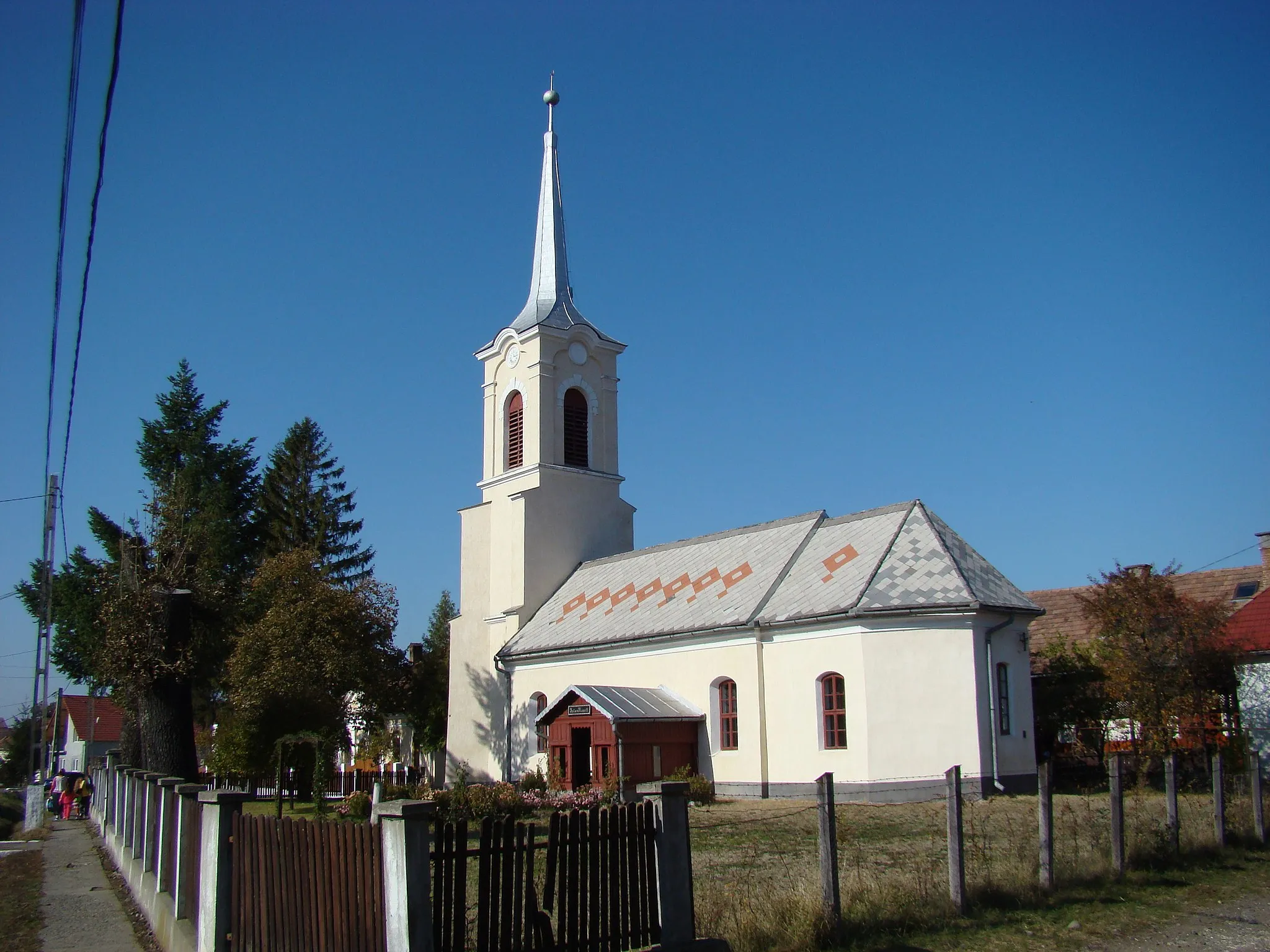 Photo showing: Calvinist Church in Gurghiu (Görgényszentimre), Romania