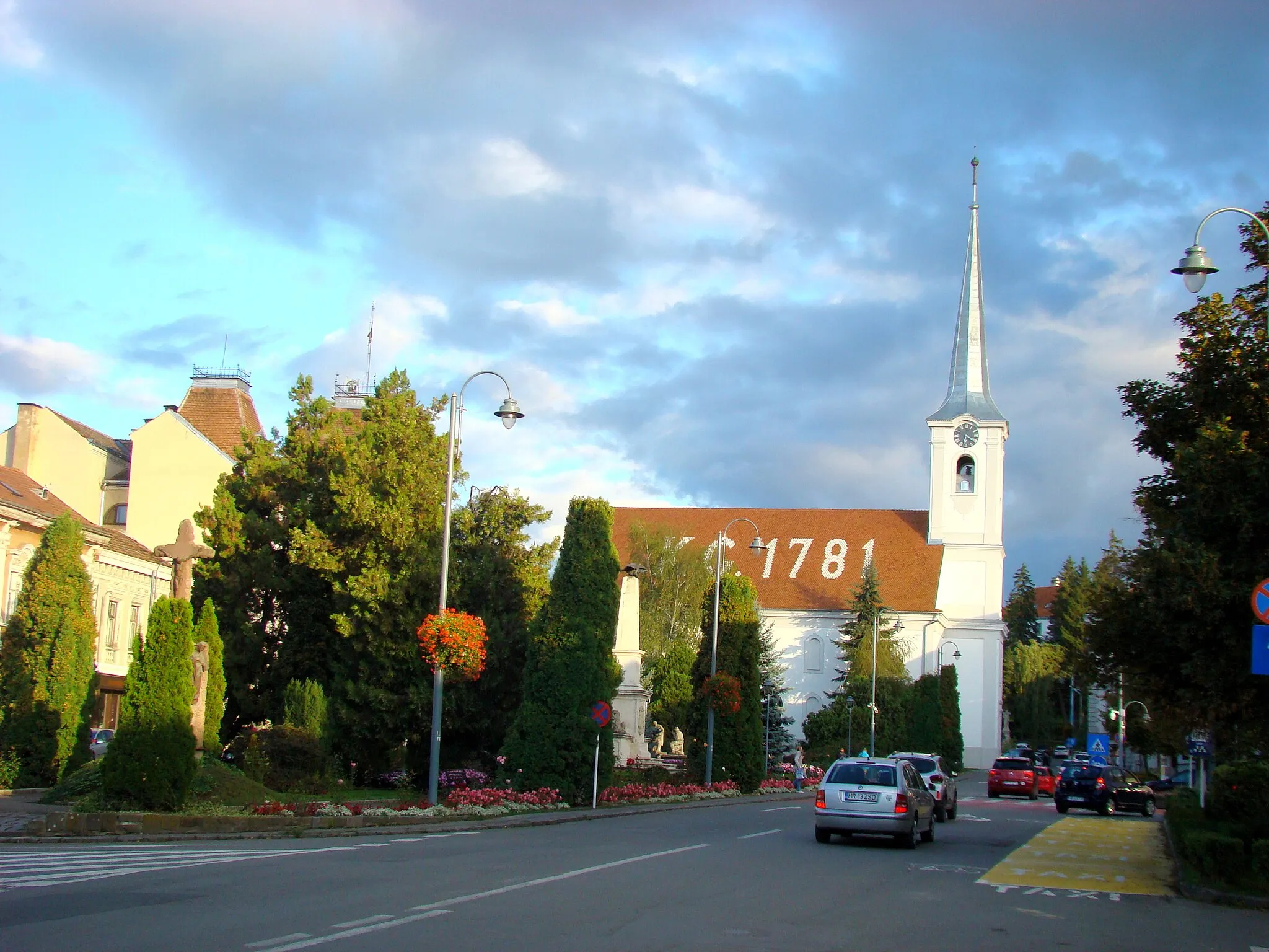 Photo showing: Reformed church in Odorheiu Secuiesc, Harghita County, Romania