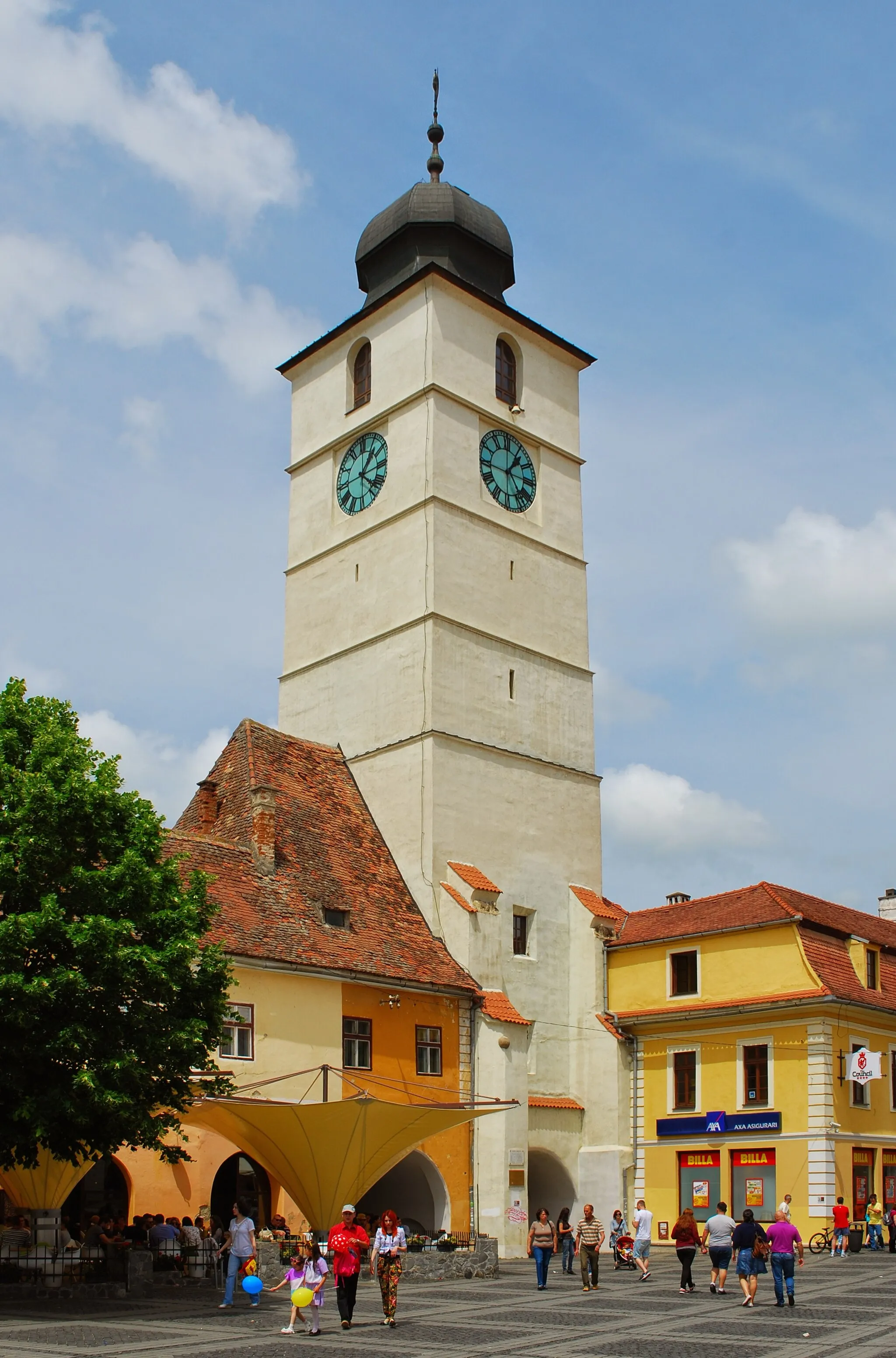 Photo showing: Council tower in Sibiu, Romania