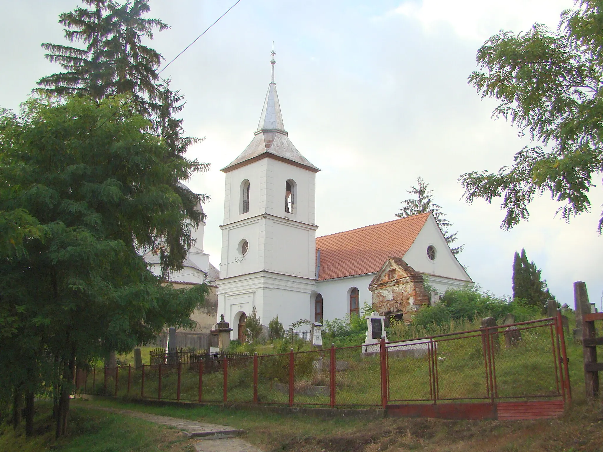 Photo showing: Biserica reformată, sat Belin; comuna Belin 612 1770 (biserica), 1911 (turn)
