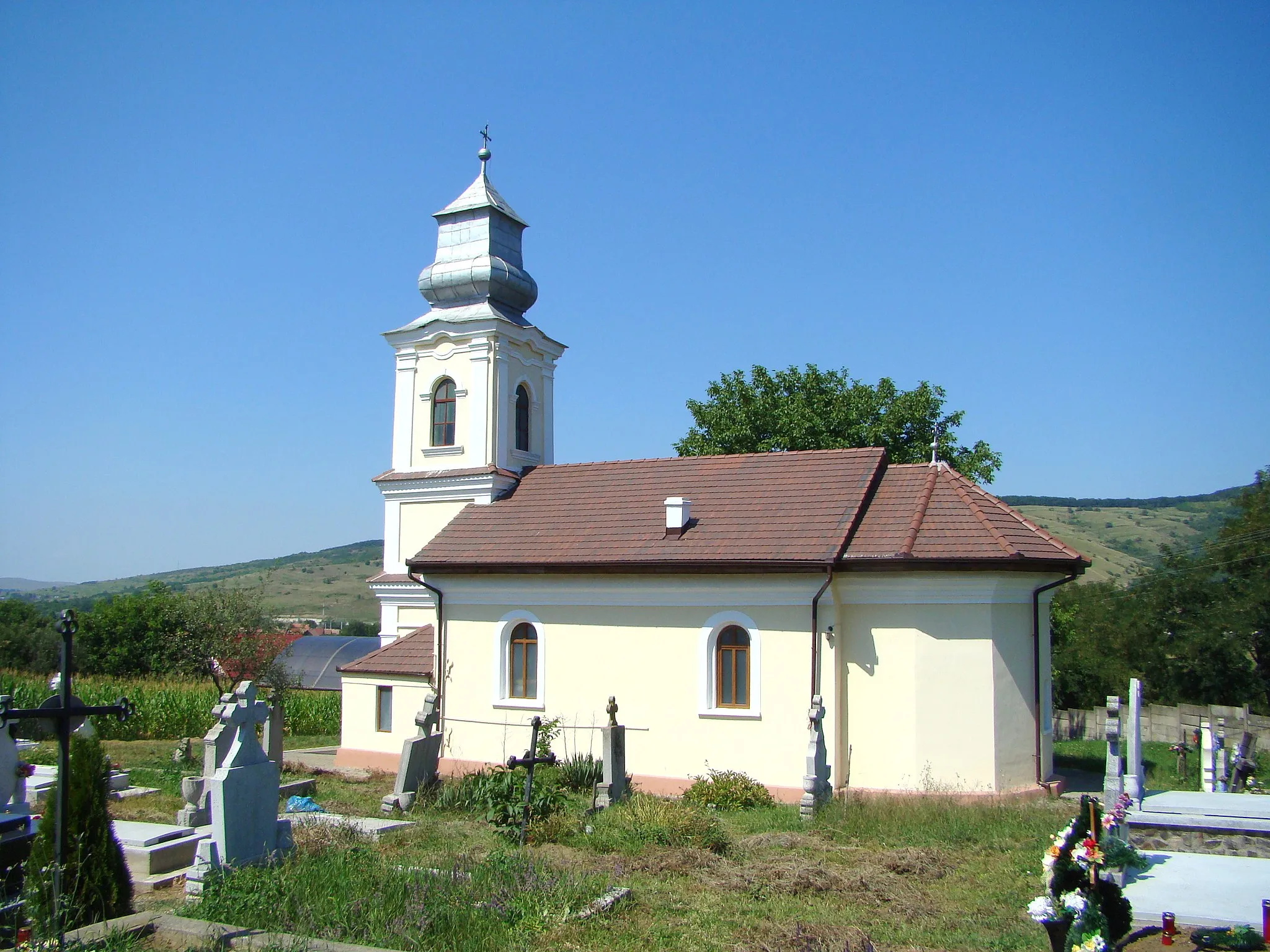 Photo showing: Orthodox Church of the Transfiguration in Mănărade, Alba county, Romania