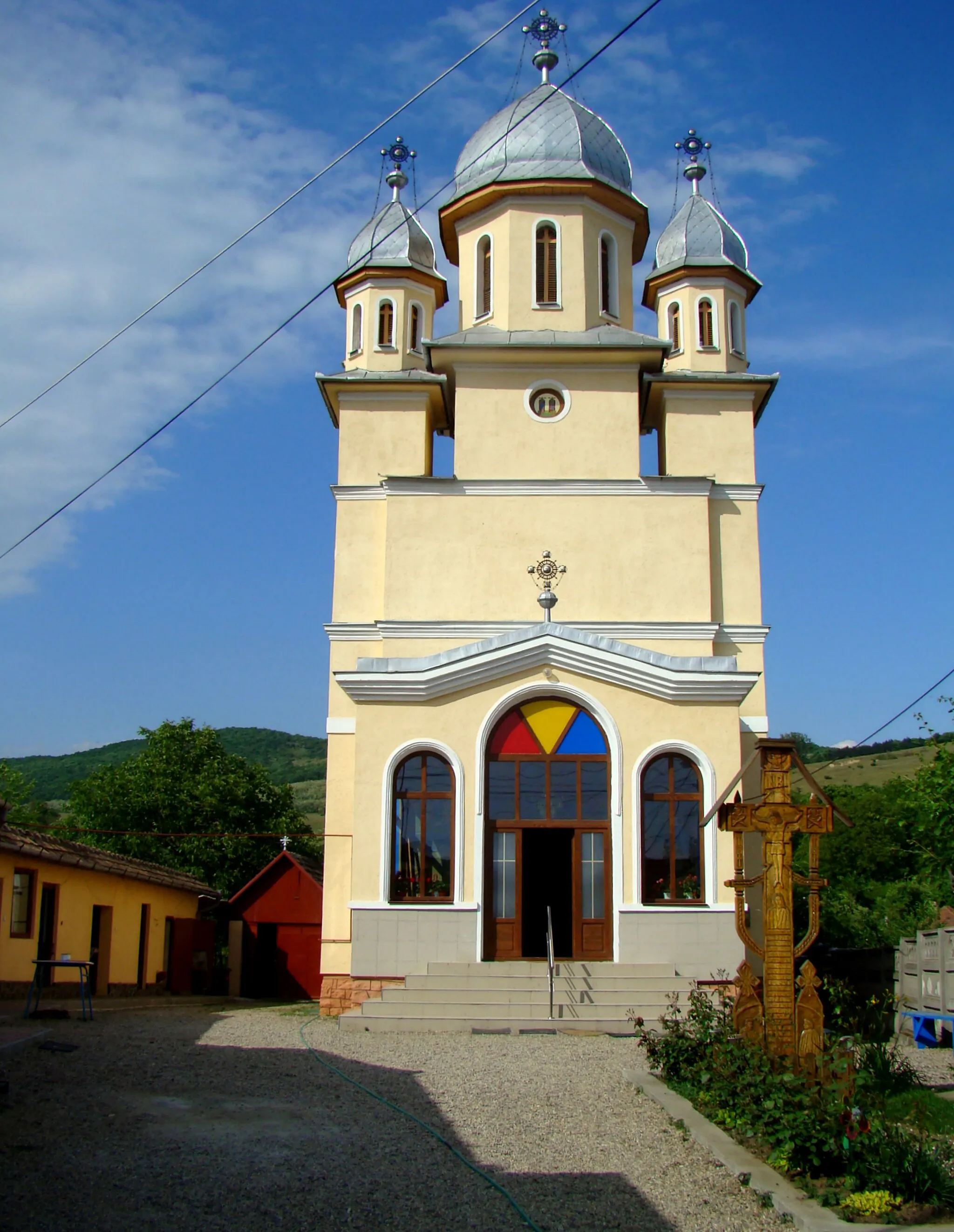 Photo showing: Orthodox church in Mirăslău, Alba County, Romania