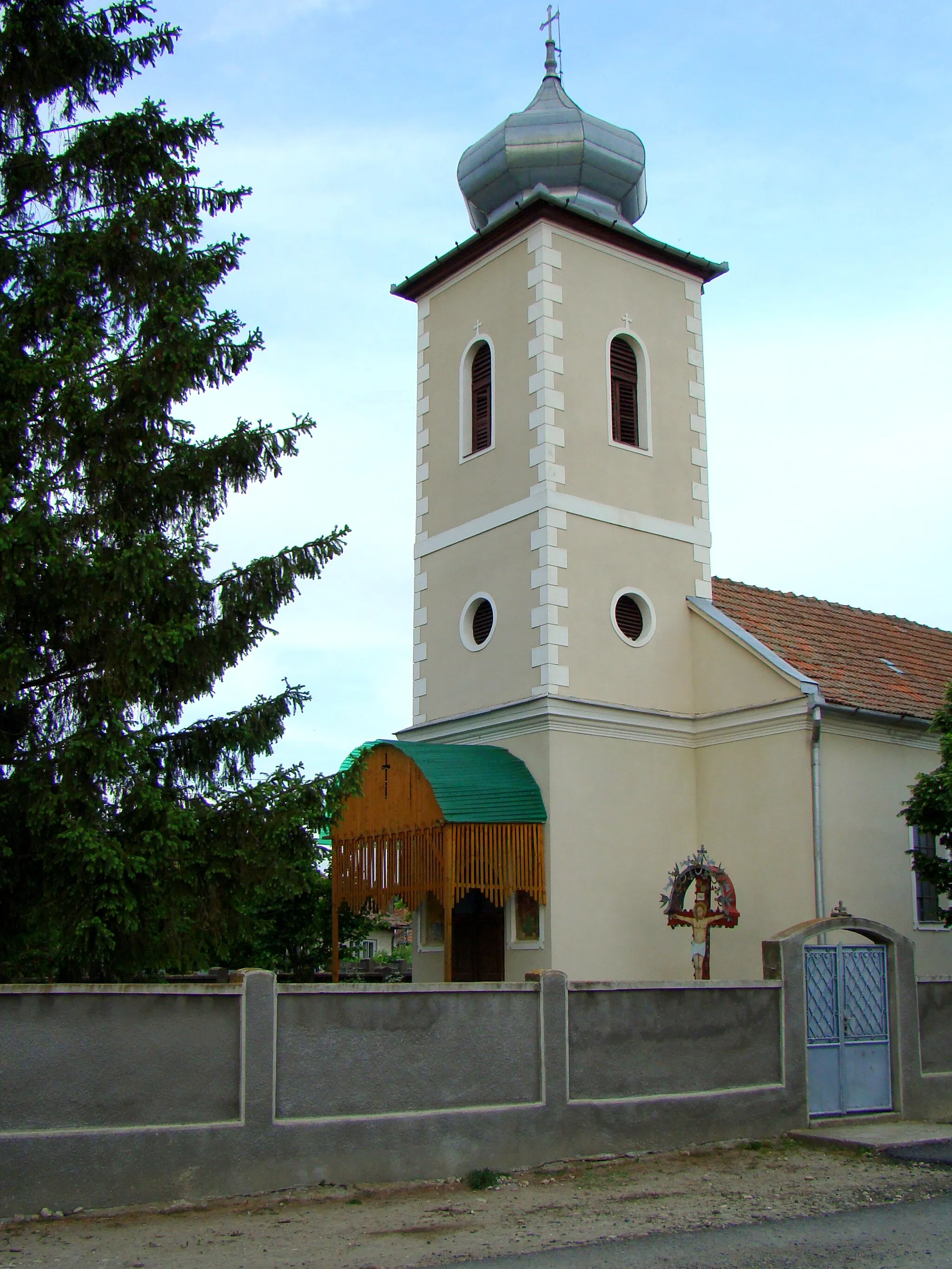 Photo showing: Orthodox church in Meșcreac, Alba County, Romania
