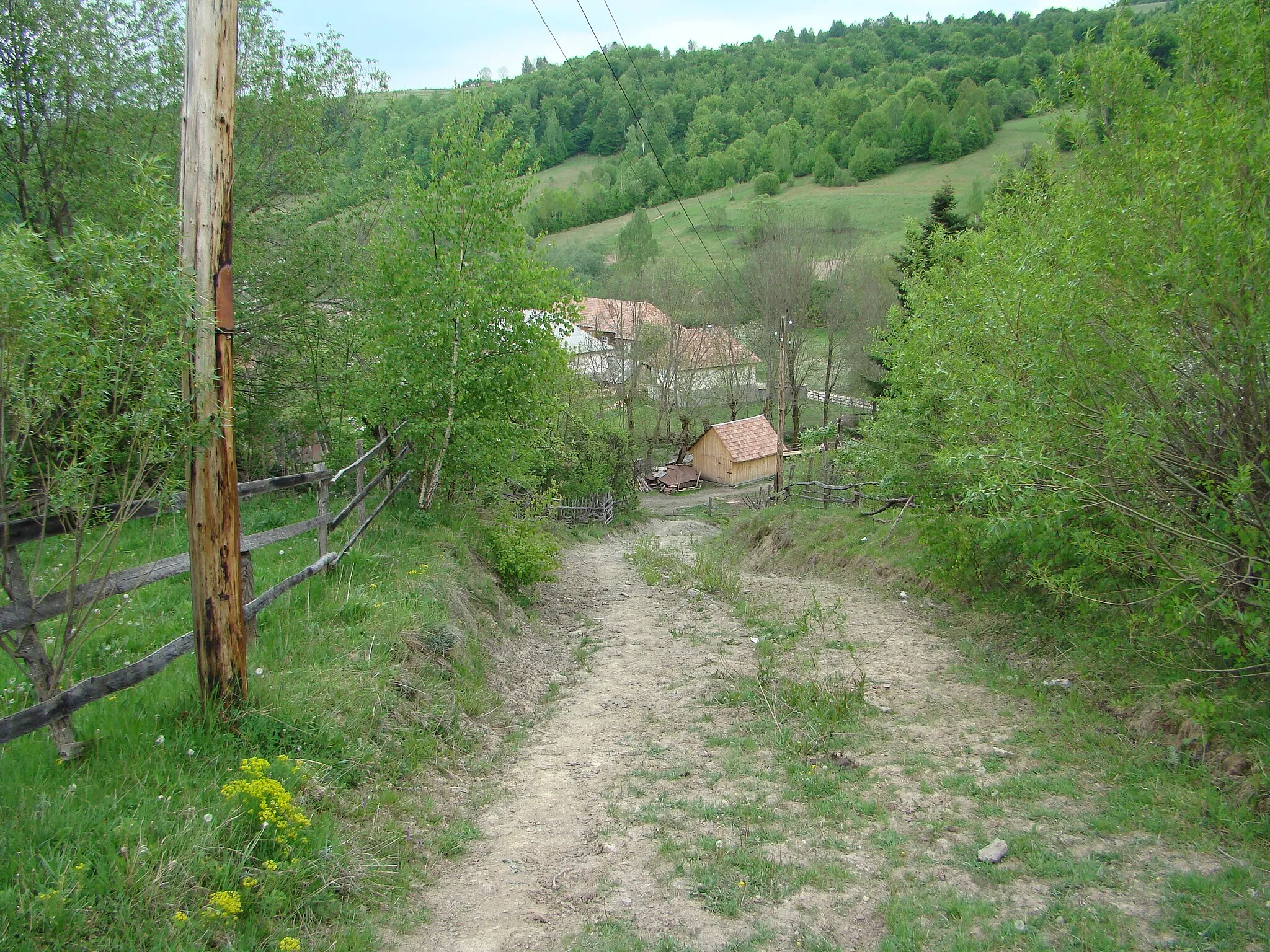 Photo showing: drumul de acces spre biserică