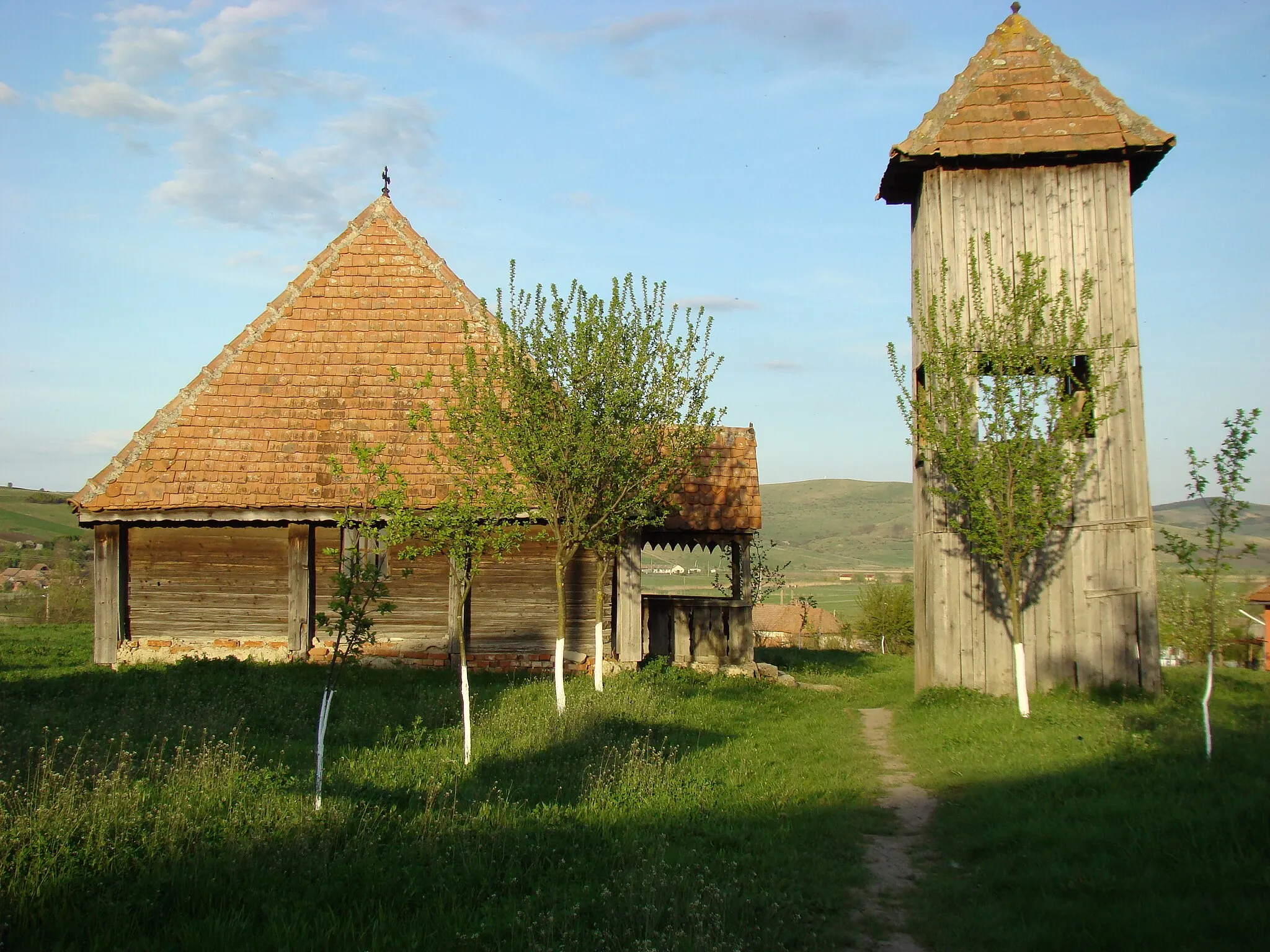 Photo showing: Biserica de lemn din Tău