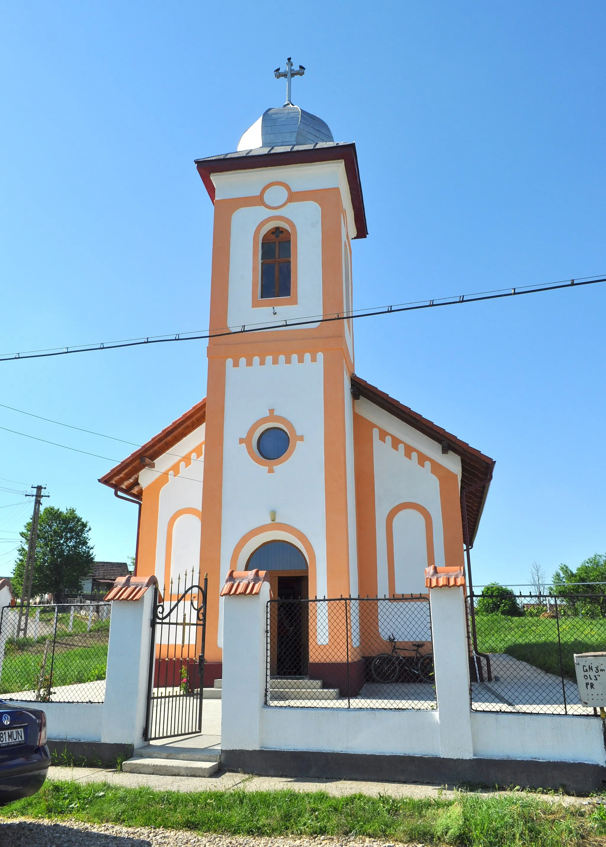 Photo showing: Orthodox church in Sânmiclăuș, Alba county, Romania