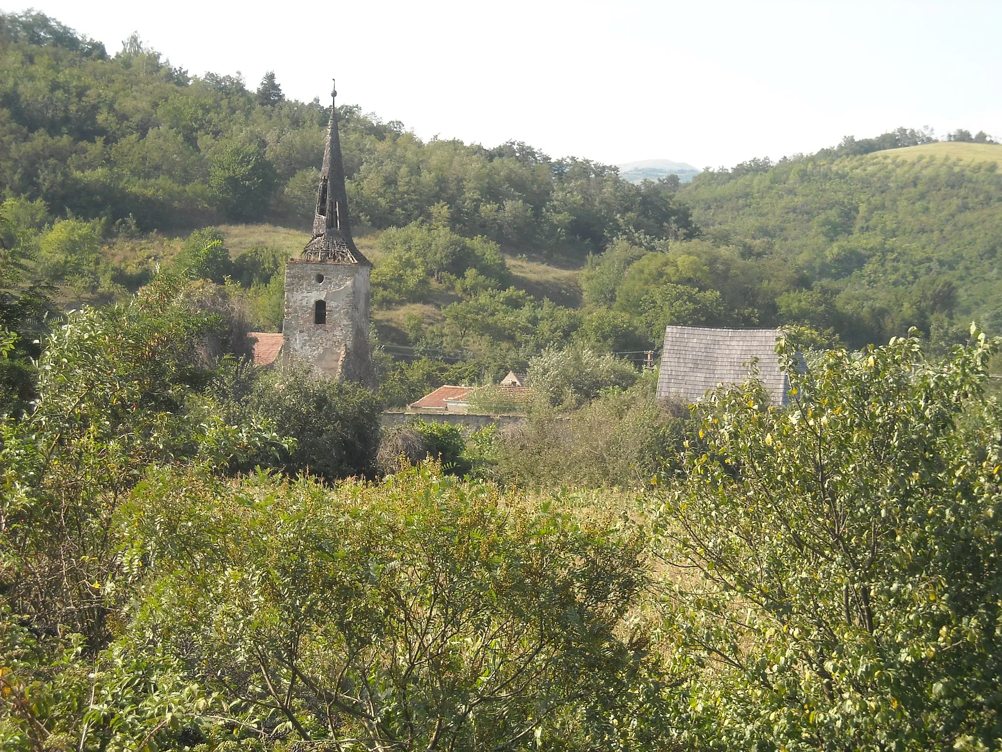 Photo showing: Calvinist Church in Vurpăr (Borberek), Alba County, Romania