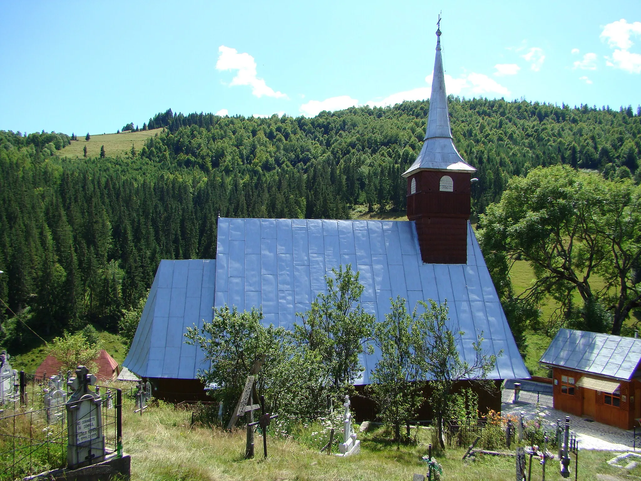 Photo showing: Biserica de lemn din Lăzeşti, Alba, România