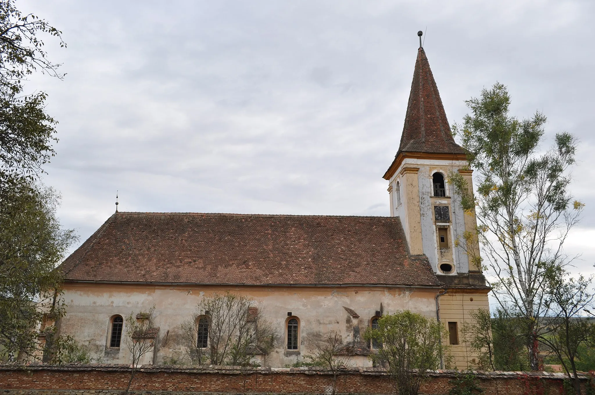 Photo showing: Biserica evanghelică din Marpod, județul Sibiu