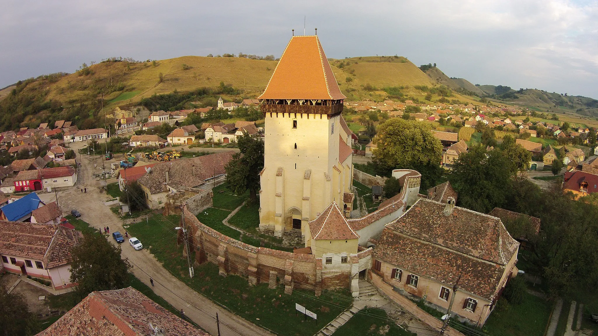 Photo showing: Ansamblul bisericii evanghelice fortificate