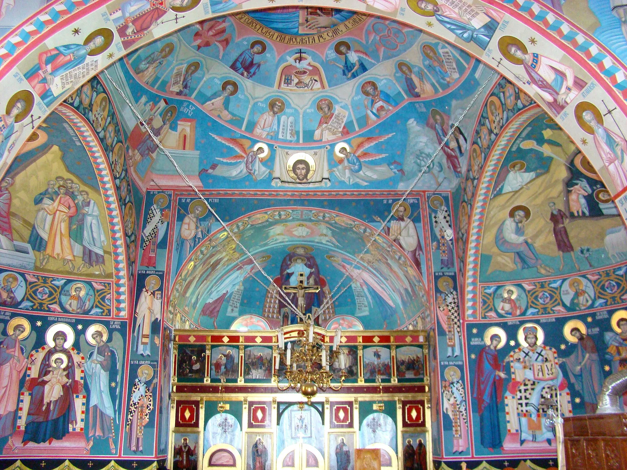 Photo showing: Orthodox church in Sângătin, Sibiu County, Romania