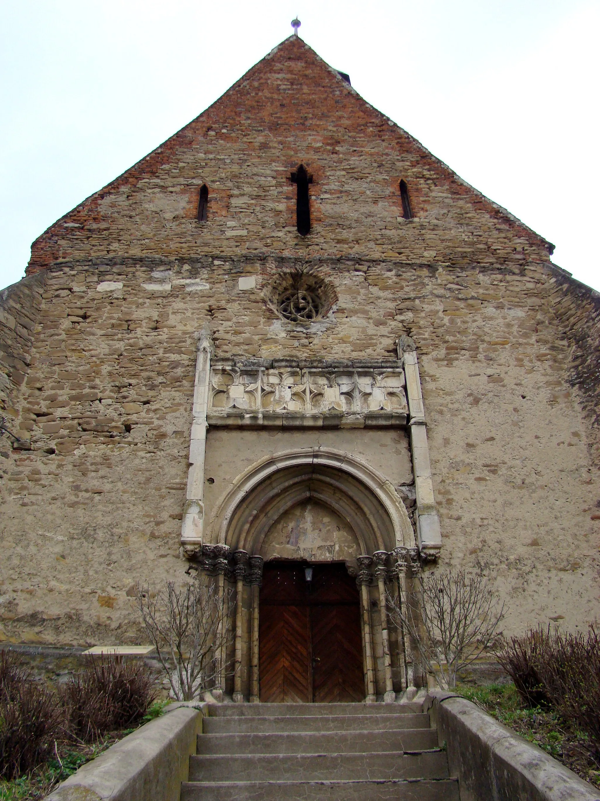 Photo showing: Biserica evanghelică, sat DÂRLOS; comuna DÂRLOS, județul Sibiu