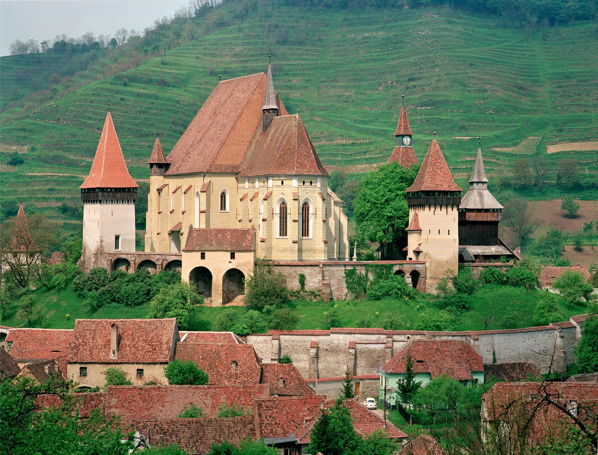 Photo showing: The fortified church of Biertan, Transylvania