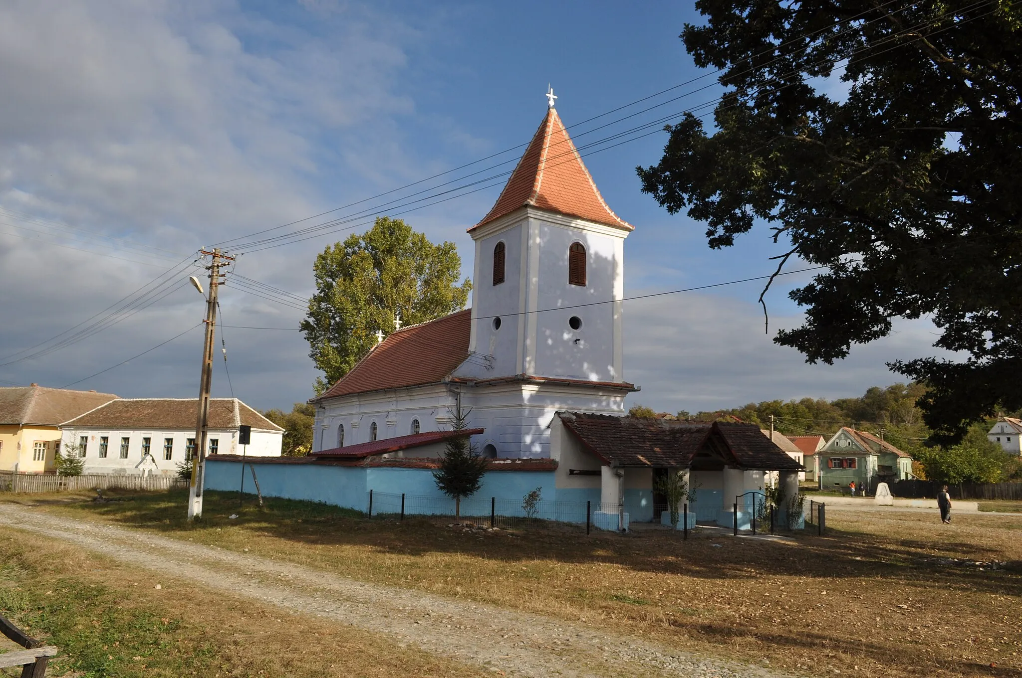 Photo showing: ”The Saint Pious Parascheva” church of Țichindeal, Sibiu county