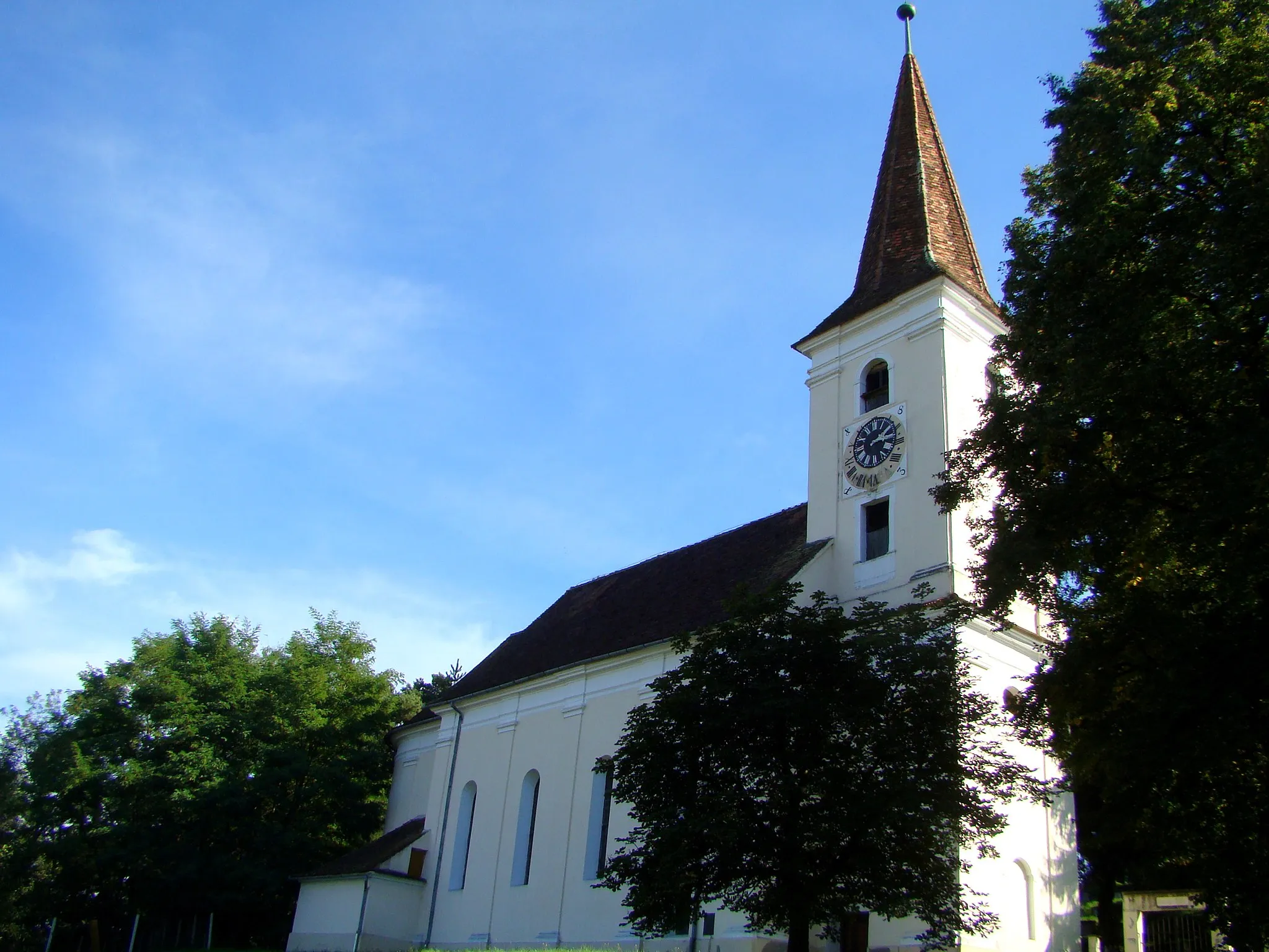 Photo showing: Lutheran church in Cașolț, Sibiu County, Romania