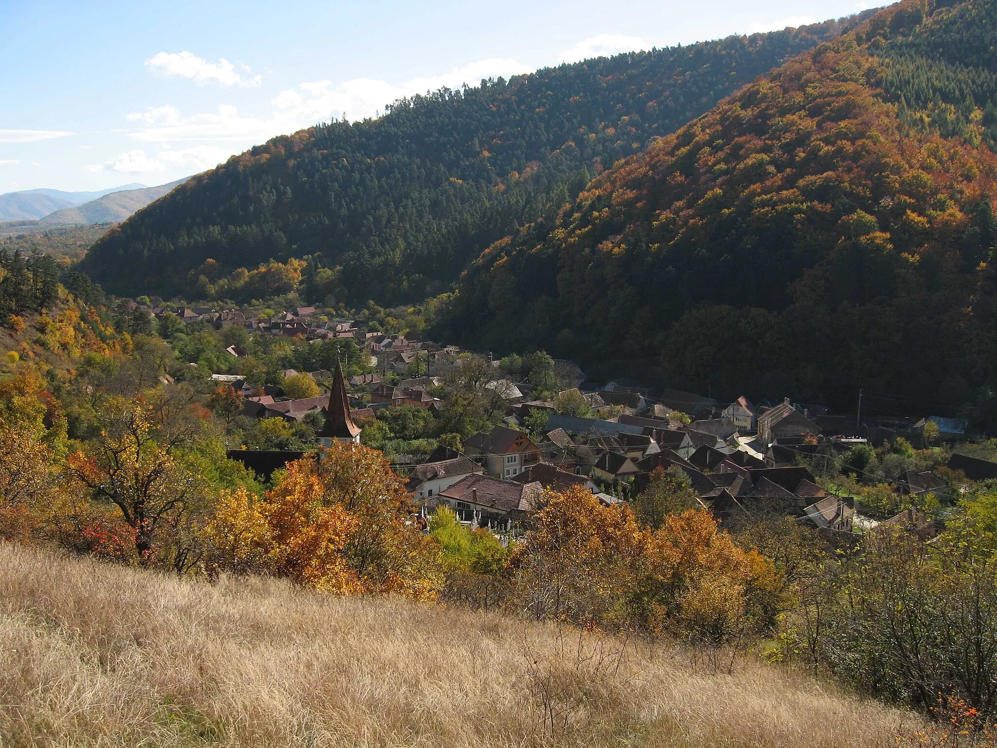 Photo showing: Gales from above, Gales, Transylvania