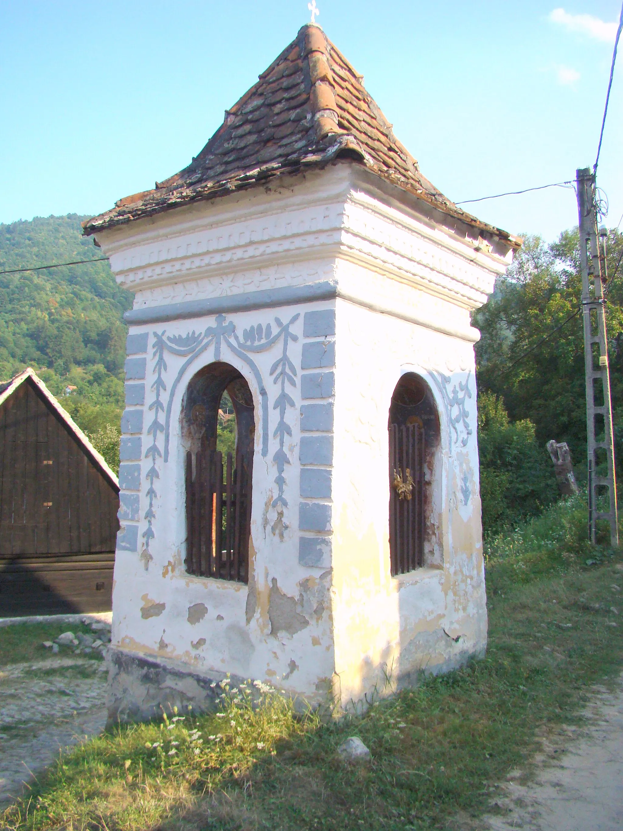 Photo showing: Biserica Sfântul Nicolae din Fântânele, Sibiu