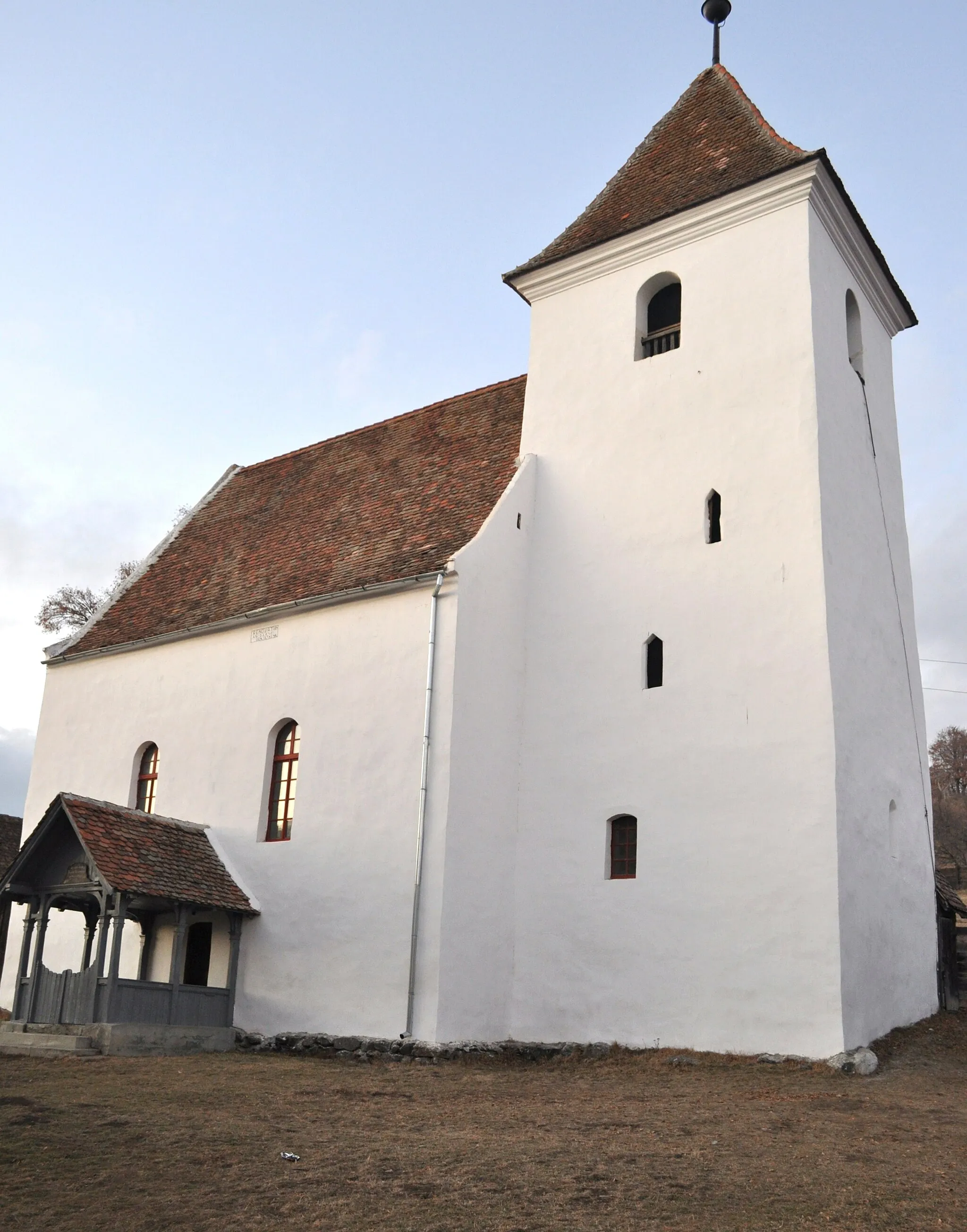 Photo showing: Biserica evanghelică din Rusciori, județul Sibiu