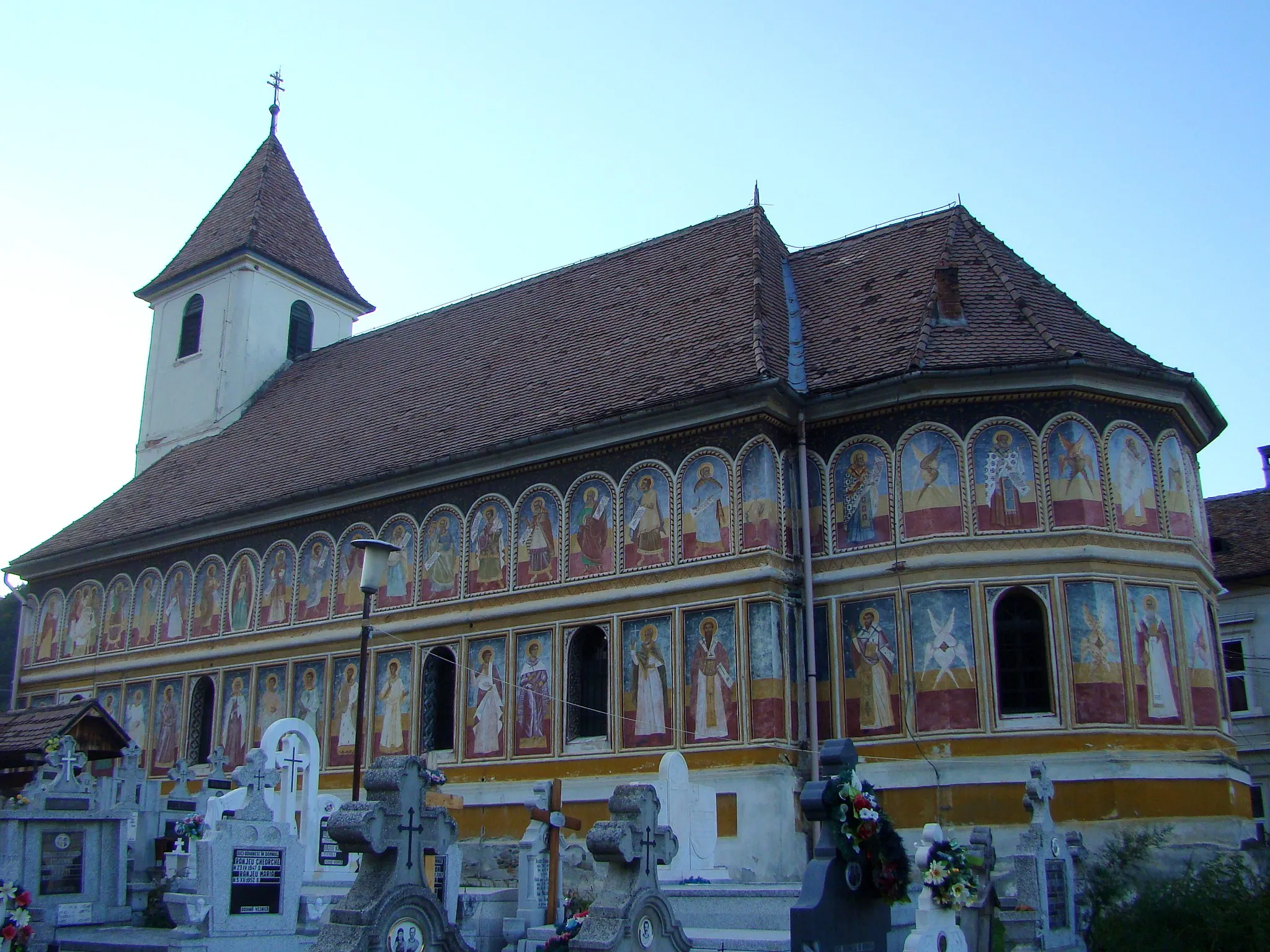 Photo showing: Saint Paraskeva's church in Tălmăcel, Sibiu County, Romania