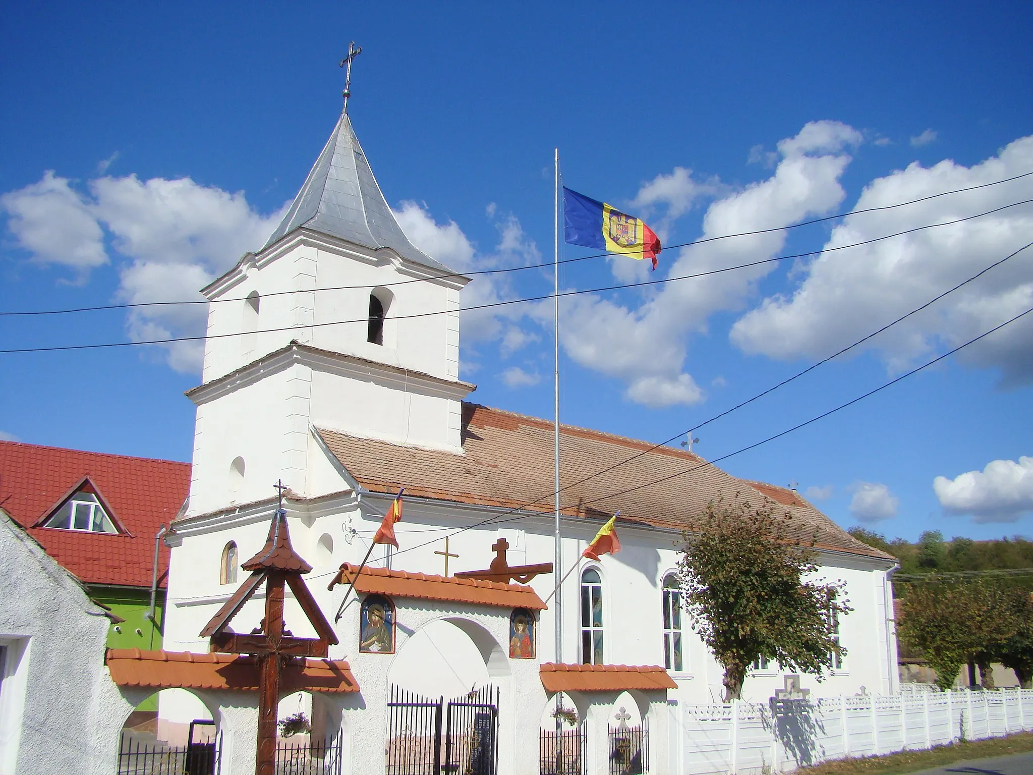 Photo showing: Church of St. John the Baptist in Boholț, Brașov County, Romania