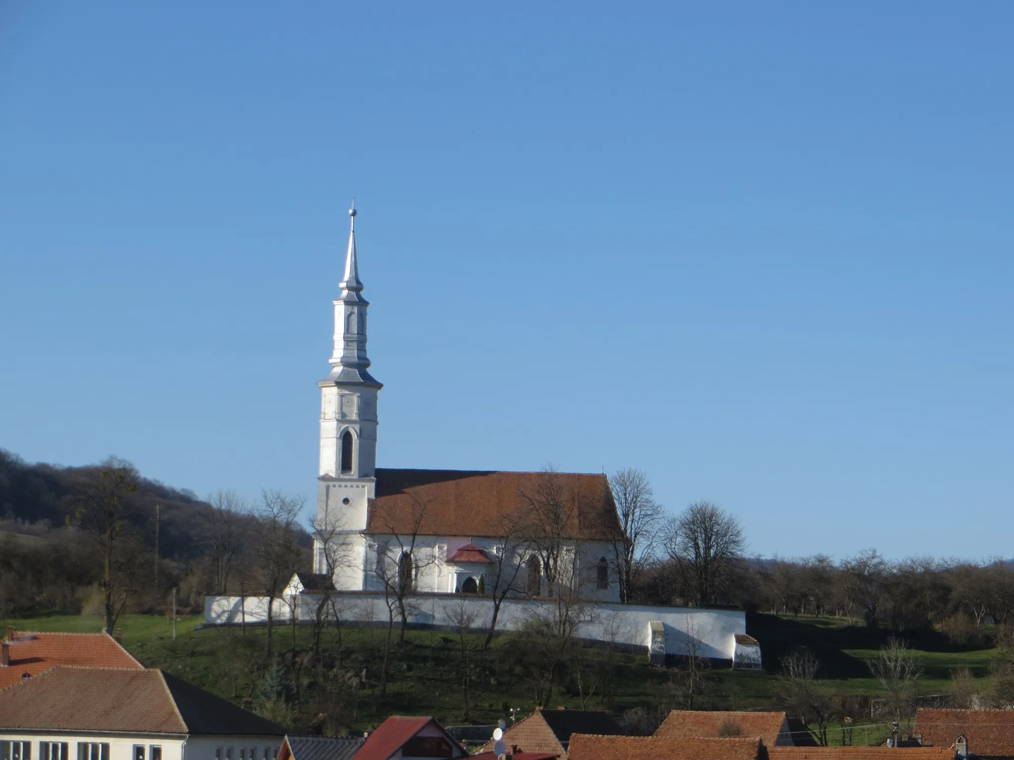 Photo showing: Ansamblul bisericii reformate