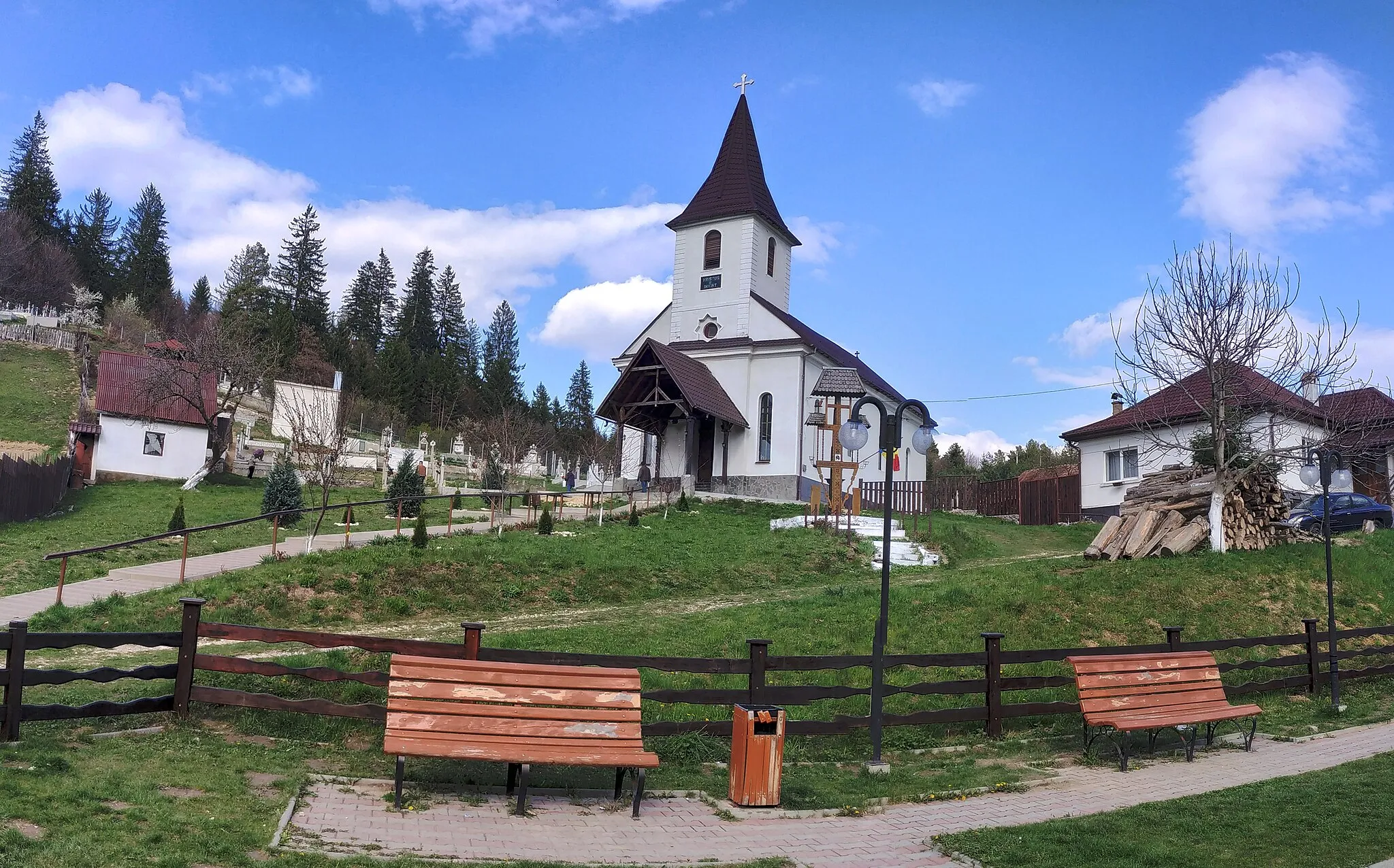 Photo showing: Biserica ortodoxă din Holbav, județul Brașov, România
