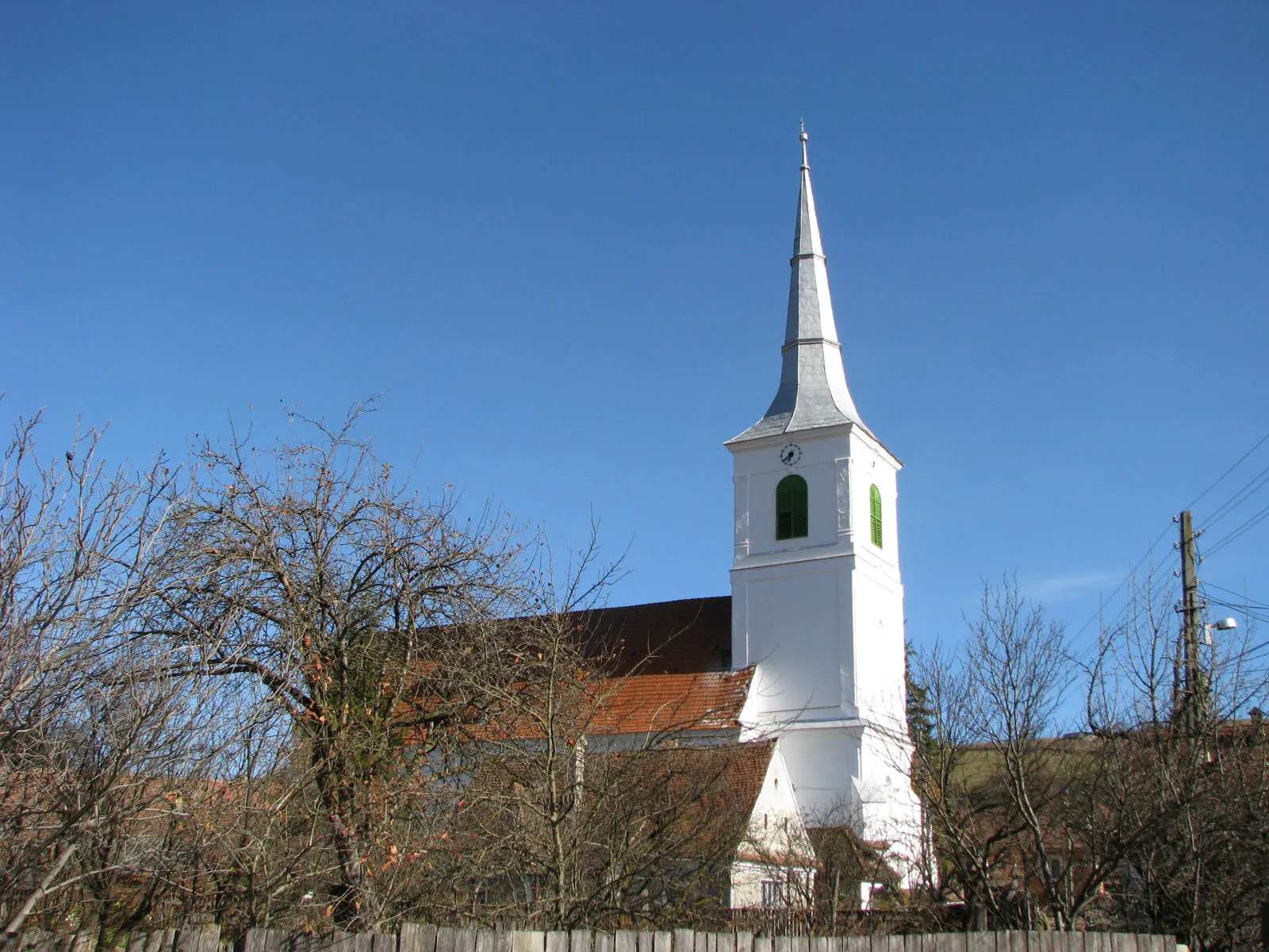 Photo showing: Merești, Homoródalmási unitárius templom