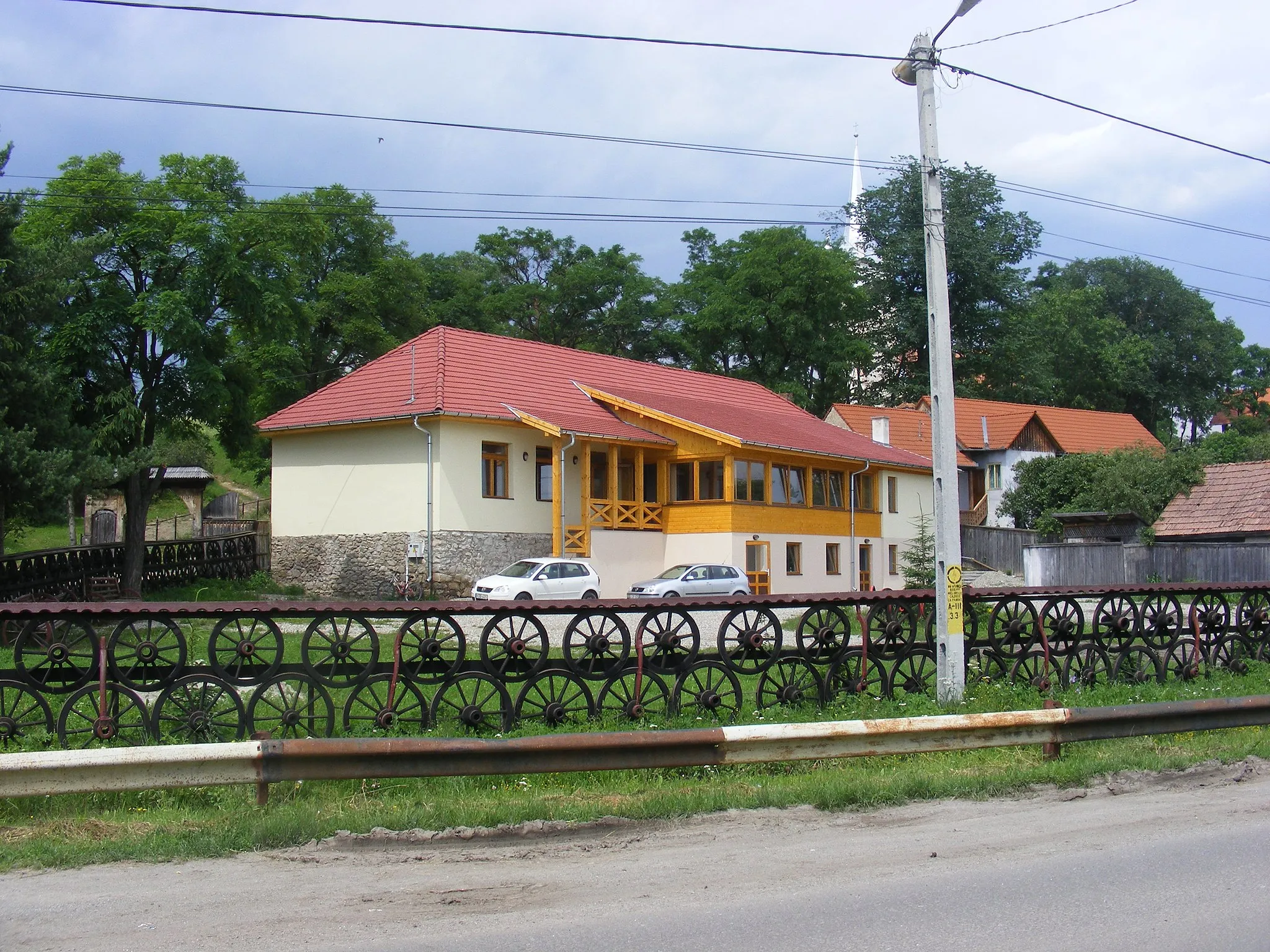 Photo showing: a house in Göröcsfalva, Transsilvany, Romania