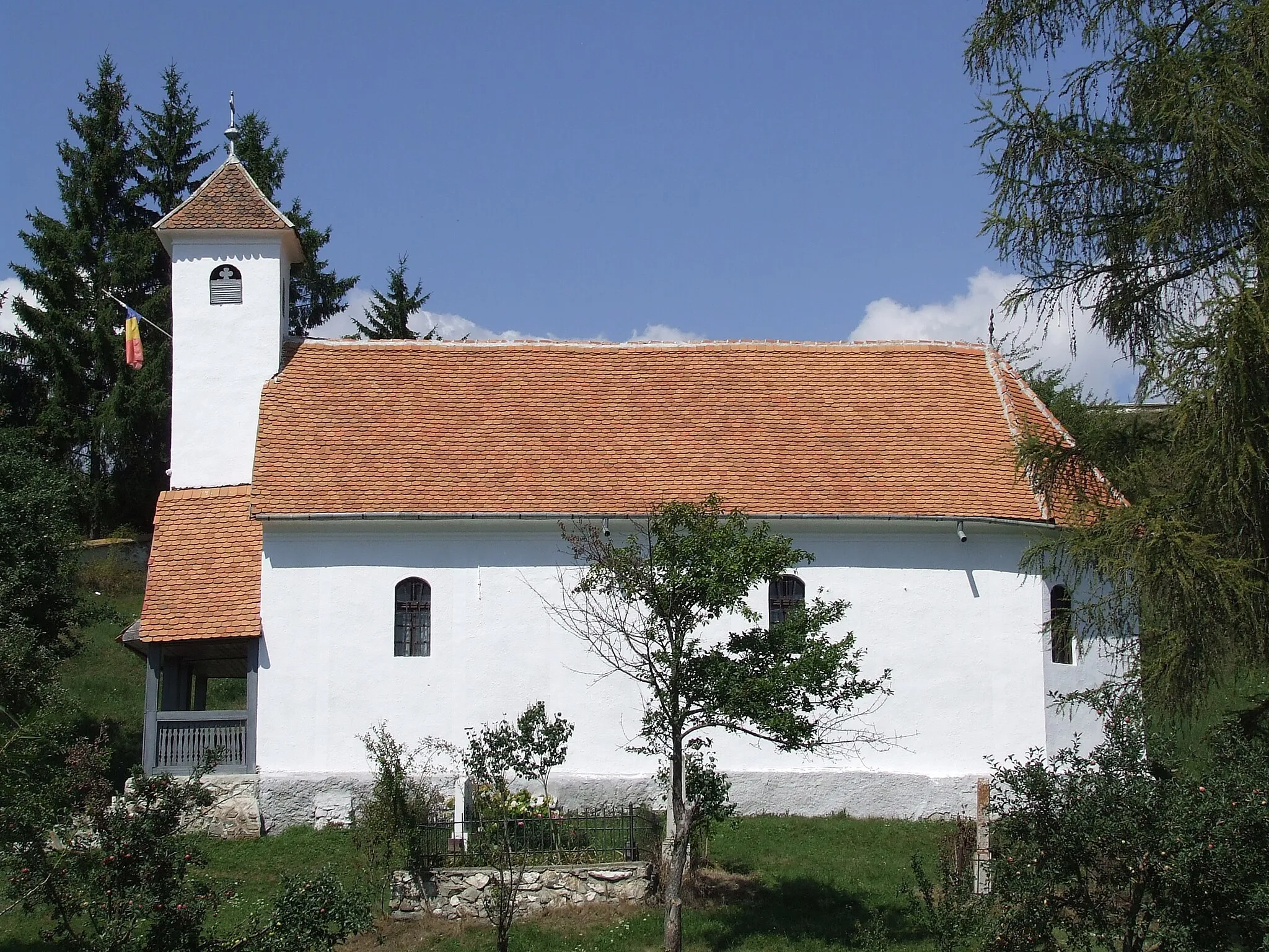 Photo showing: Biserica de lemn din Sândominic, județul Harghita.