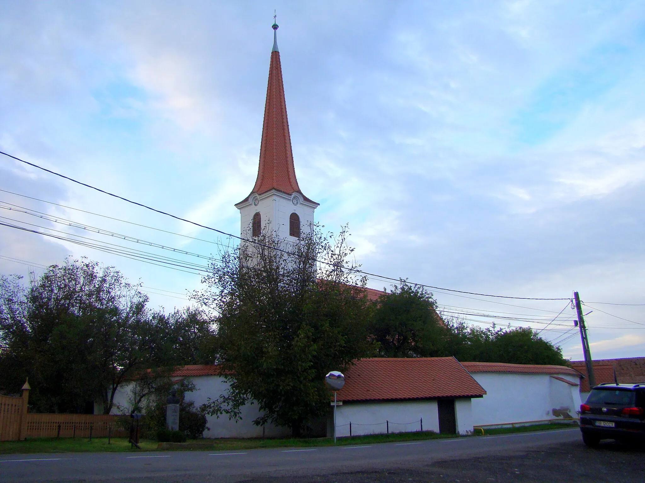 Photo showing: Reformed church in Rugănești, Harghita County, Romania