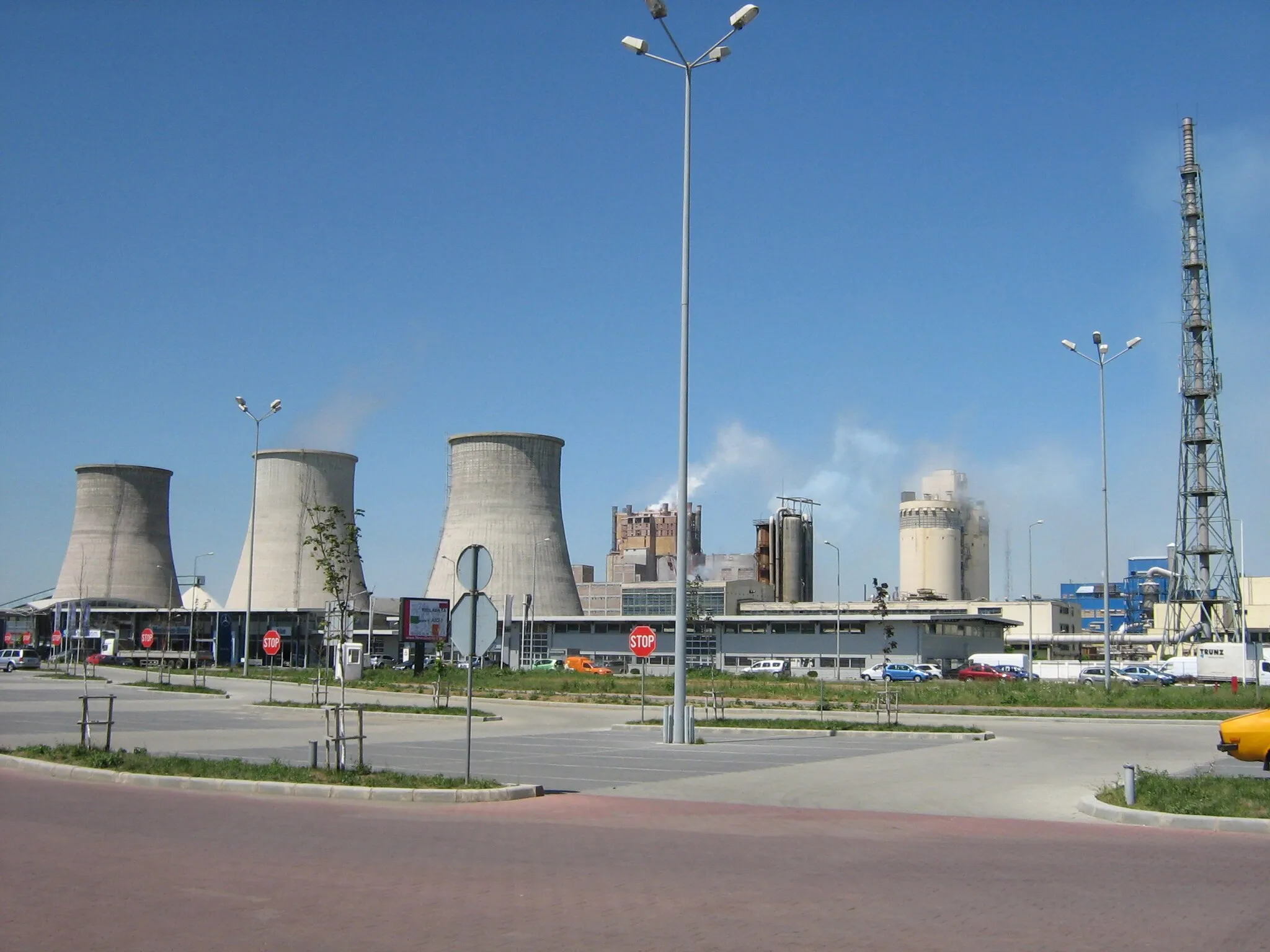 Photo showing: Azomures chemical factory