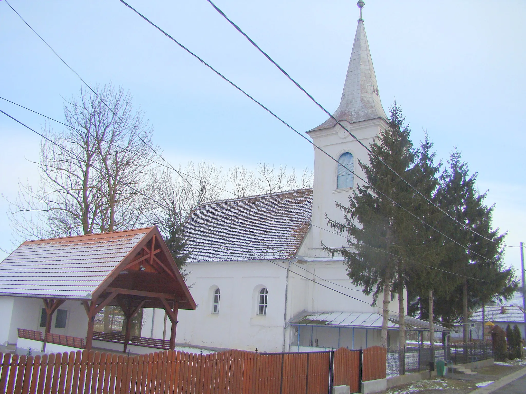 Photo showing: Reformed church in Găiești, Mureș county, Romania