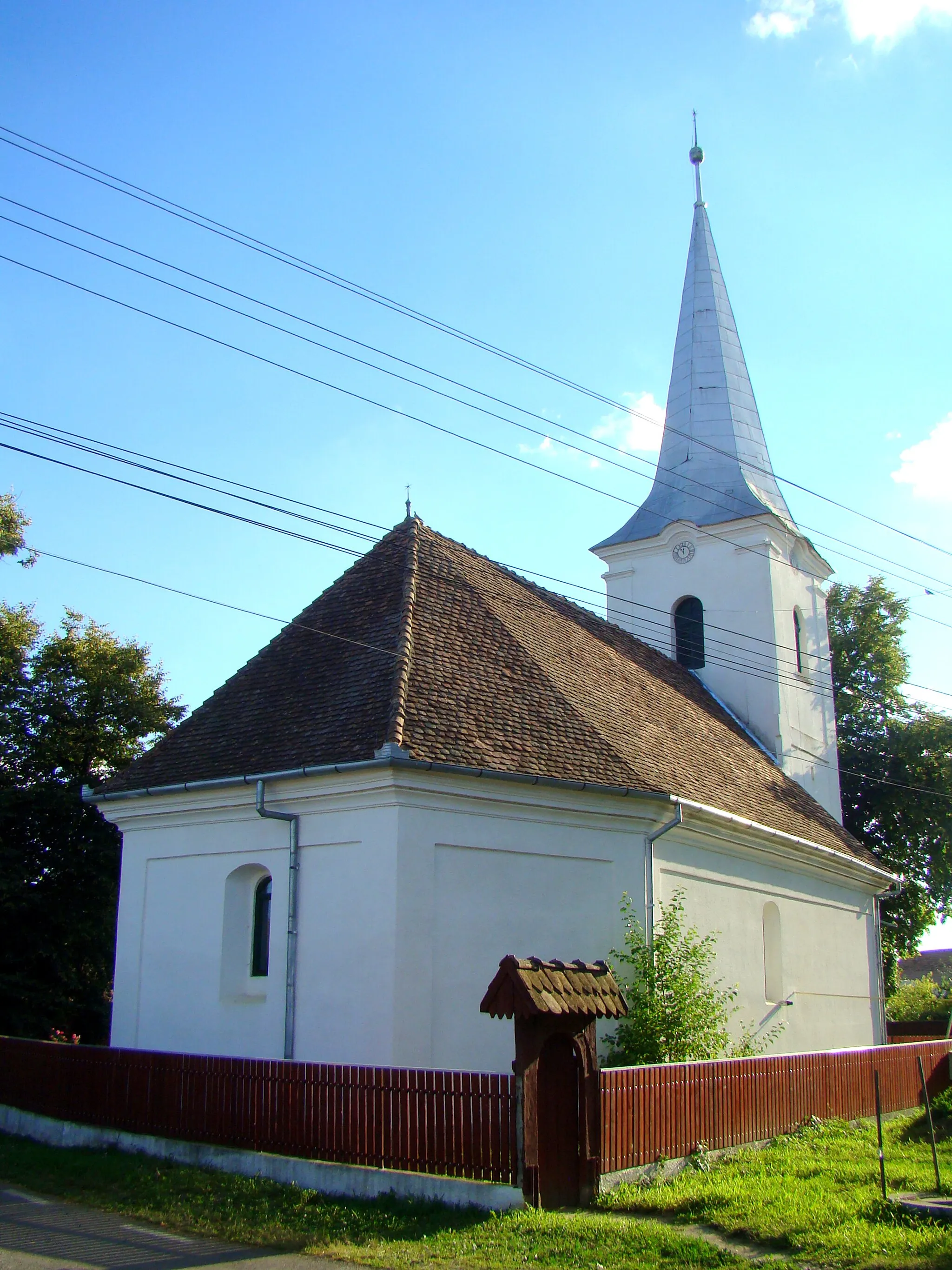 Photo showing: Reformed church in Stejeriș, Mureș County, Romania