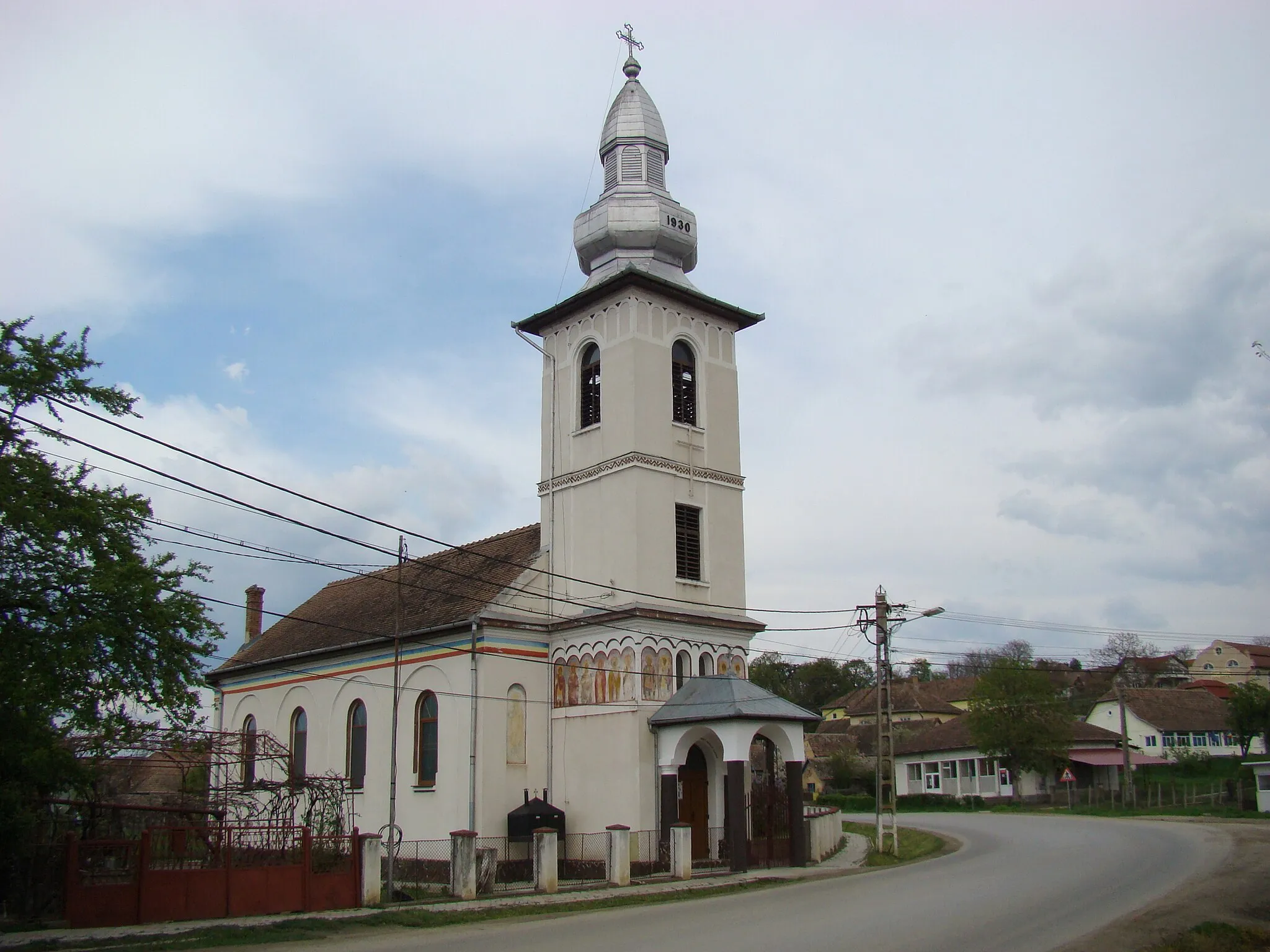 Photo showing: Biserica ortodoxă din Cornești, comuna Adămuș, județul Mureș