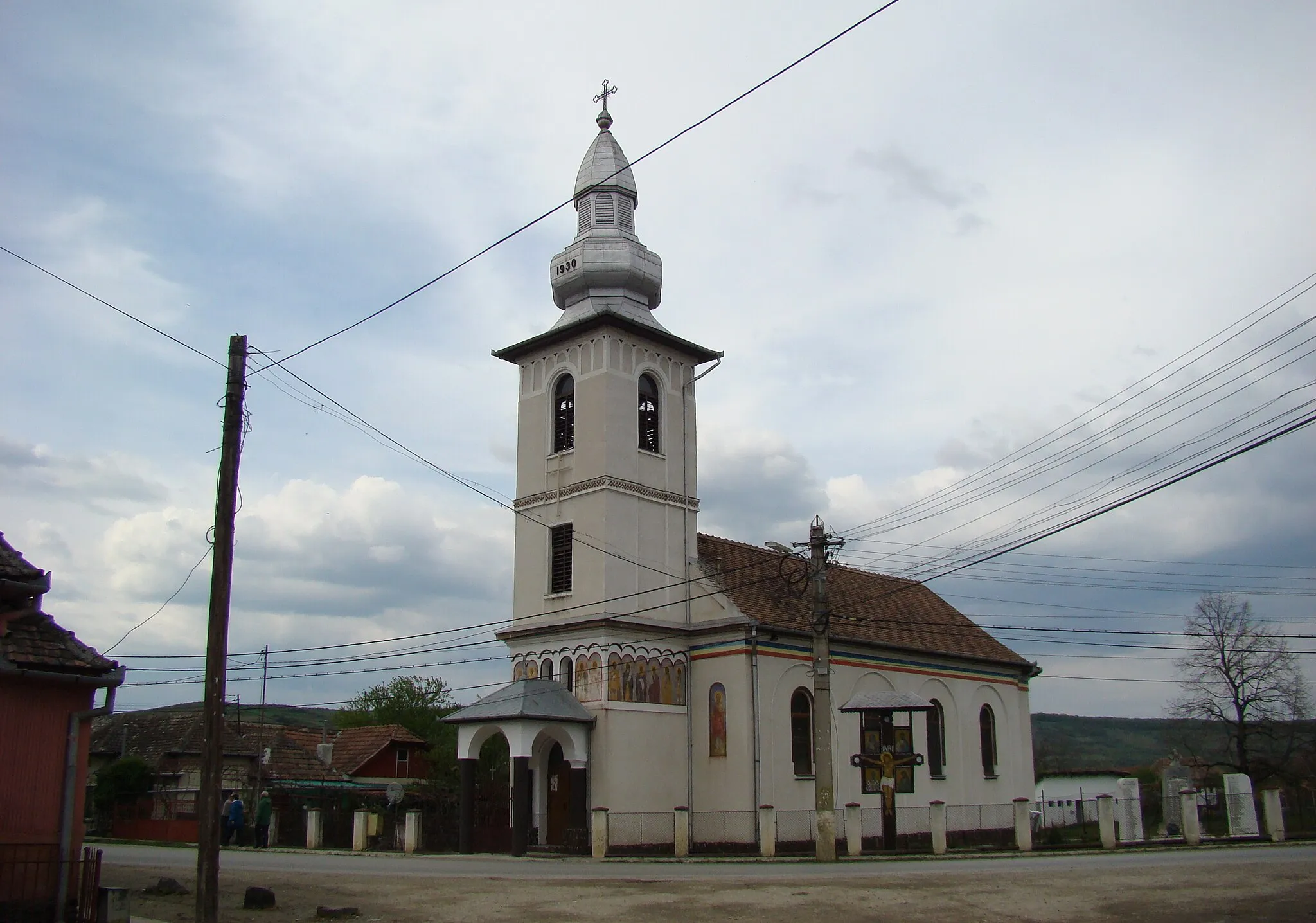 Photo showing: Biserica ortodoxă din Cornești, comuna Adămuș, județul Mureș