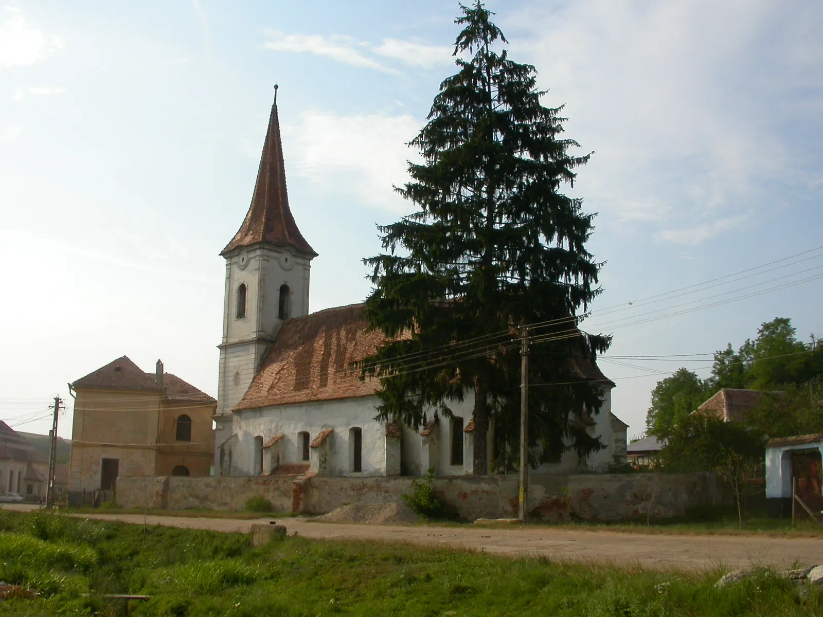 Photo showing: Biserica evanghelică, biserica sec. XIV- XV, turn 1804