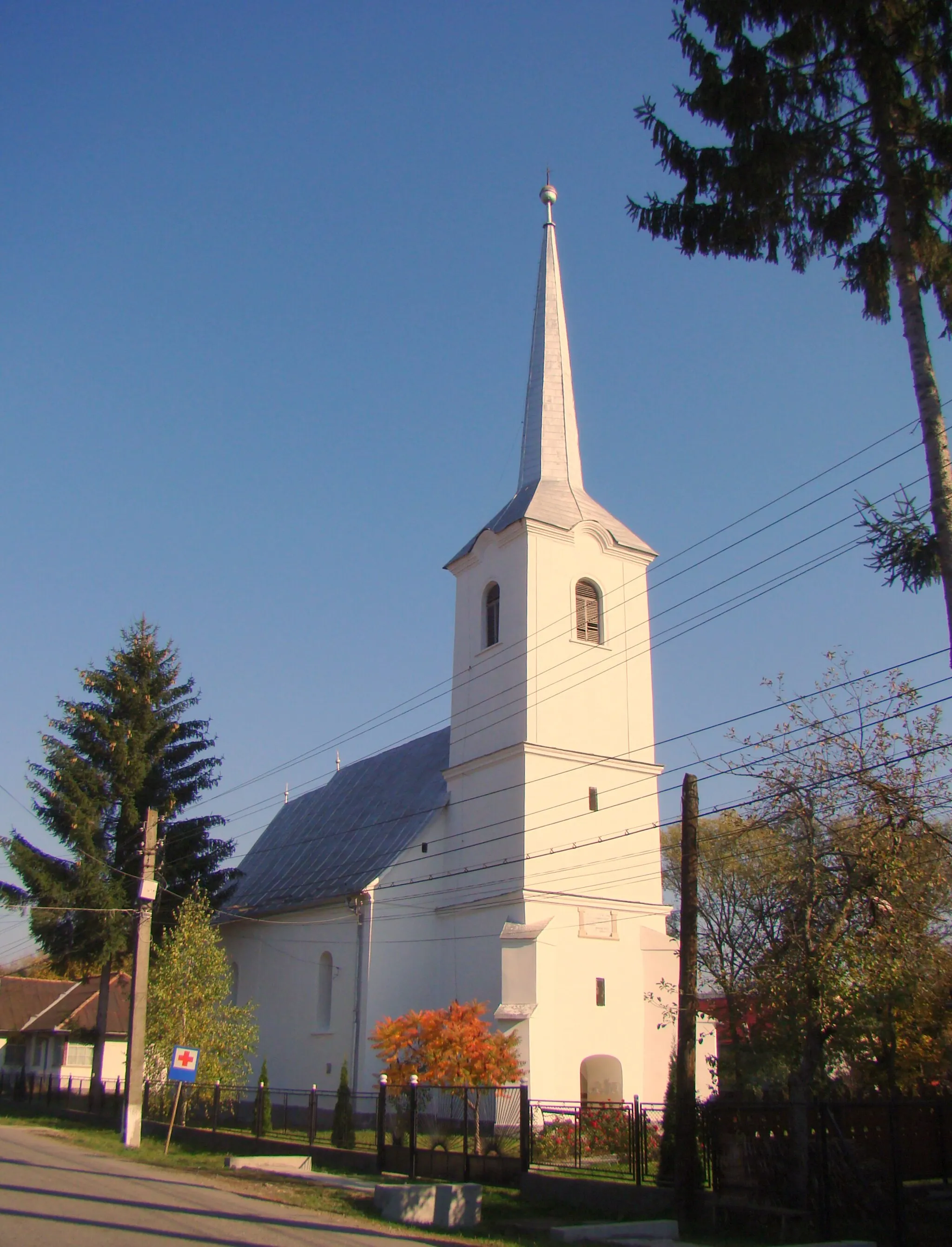 Photo showing: Reformed church in Beica de Jos, Mureș County, Romania