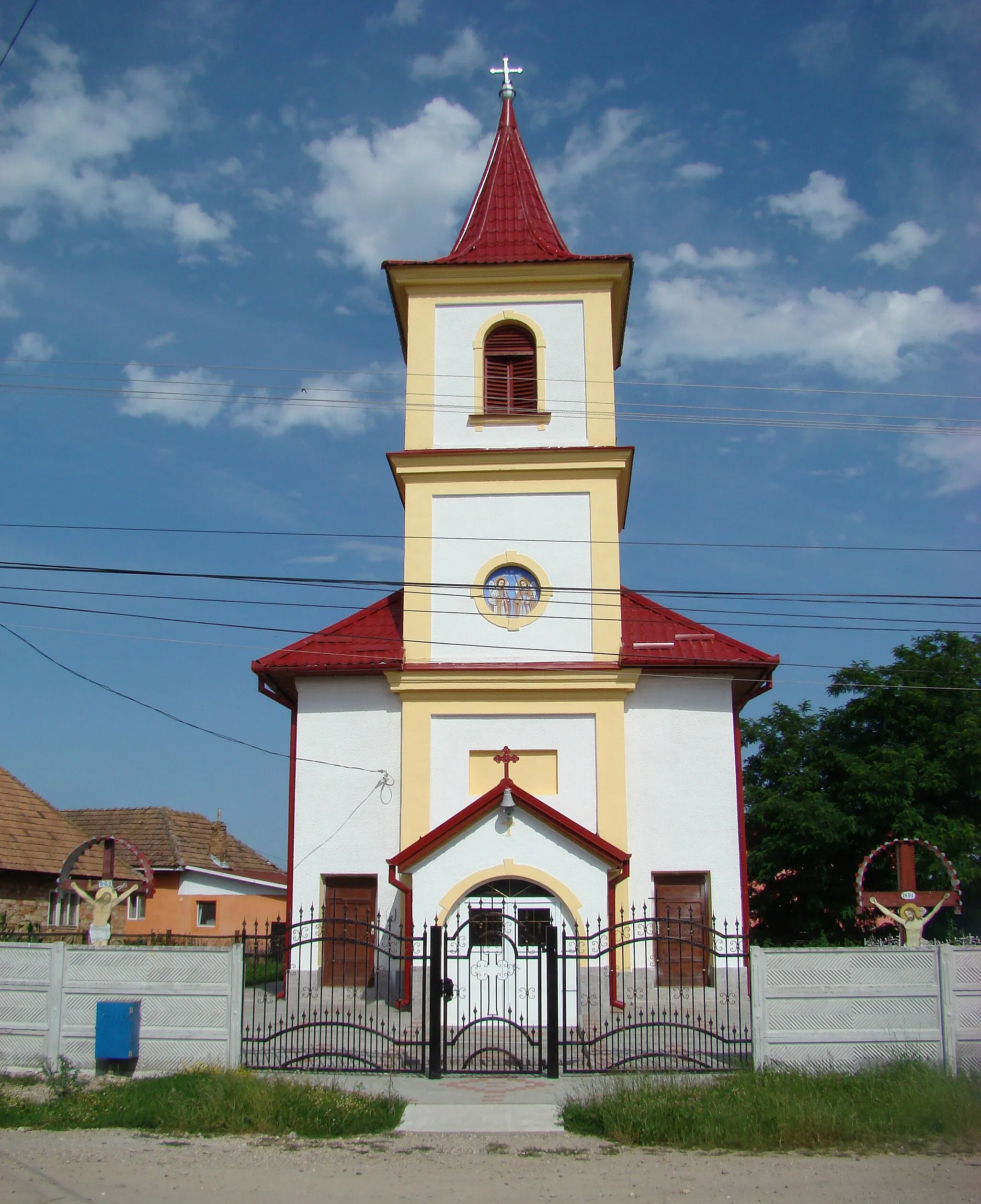 Photo showing: Orthodox church in Chețani, Mureș county, Romania