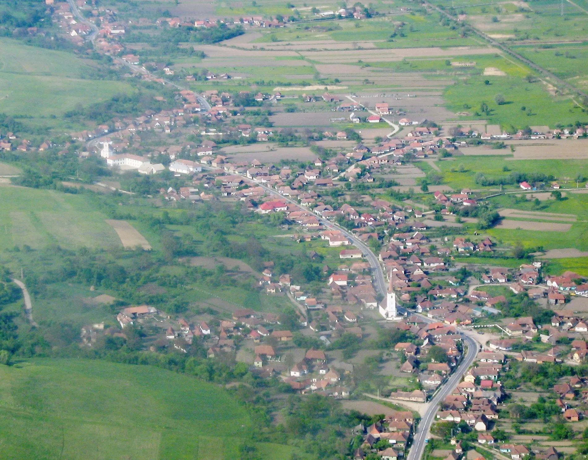 Photo showing: Hármasfalu, village in Székely Land, Romania