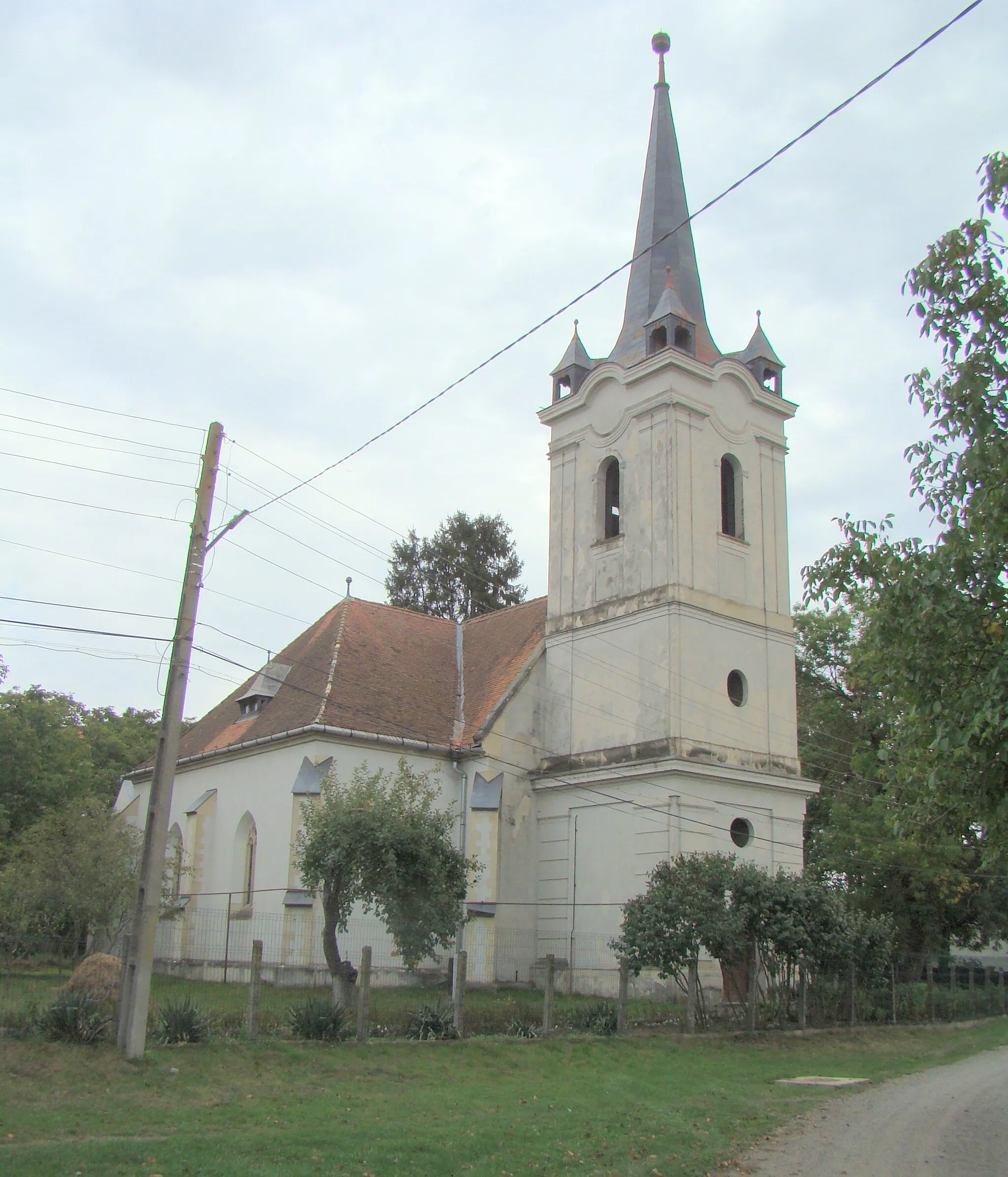 Photo showing: Reformed church in Gornești, Mureș county, Romania