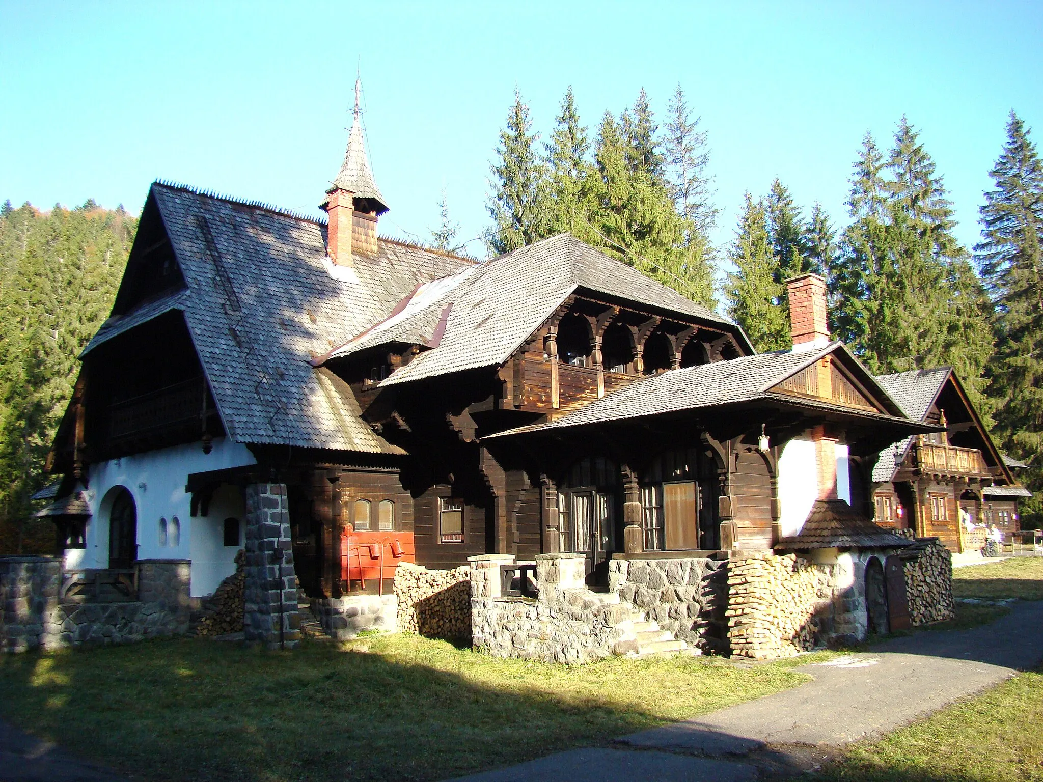 Photo showing: Castelul regal de vânătoare din Lăpușna, județul Mureș