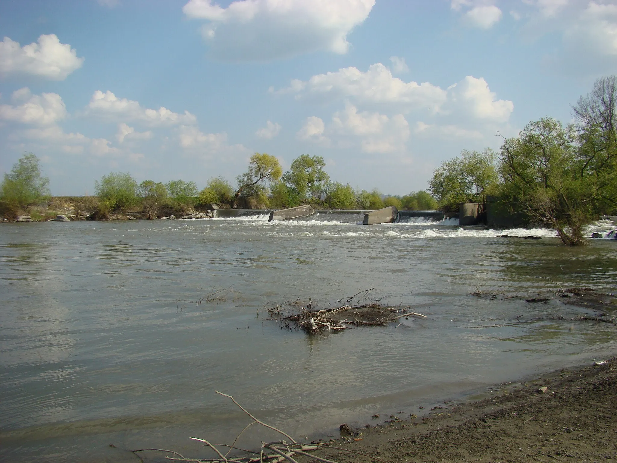 Photo showing: Mureșul la Iernut