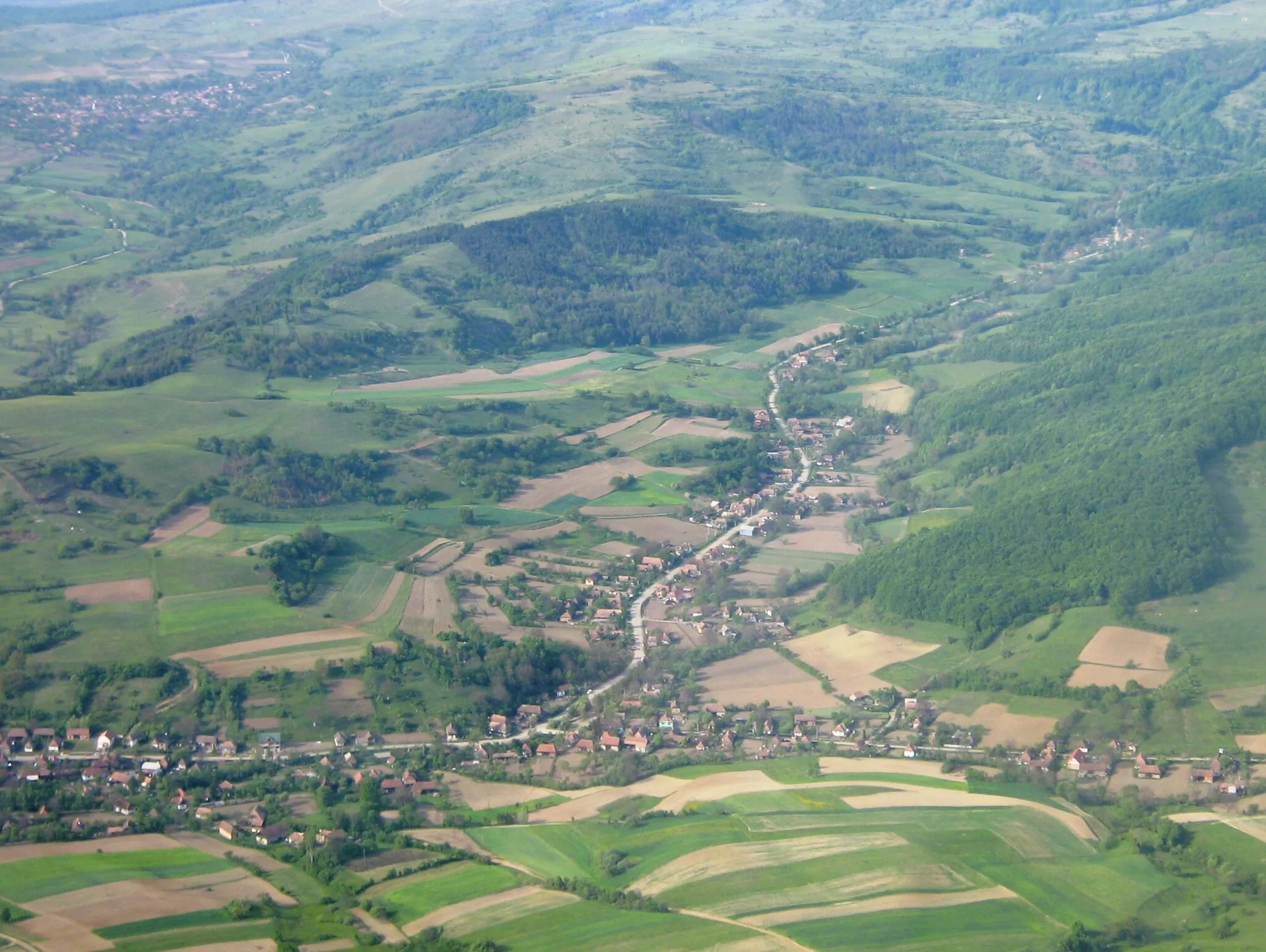 Photo showing: Nyárádmagyarós (Măgherani), village in Székely Land, Romania