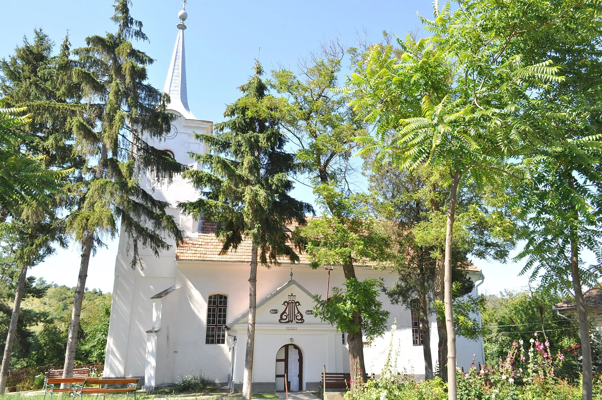 Photo showing: Biserica reformată, sat Papiu Ilarian; comuna Papiu Ilarian