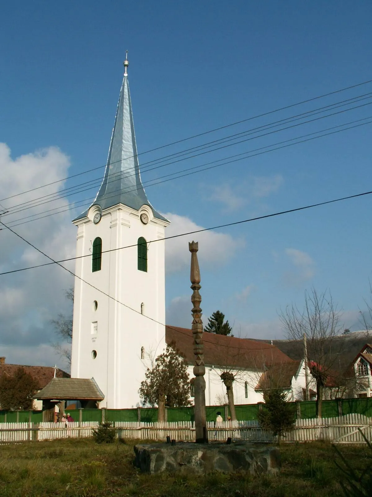 Photo showing: Reformed church of Pănet, Mures County, Transylvania