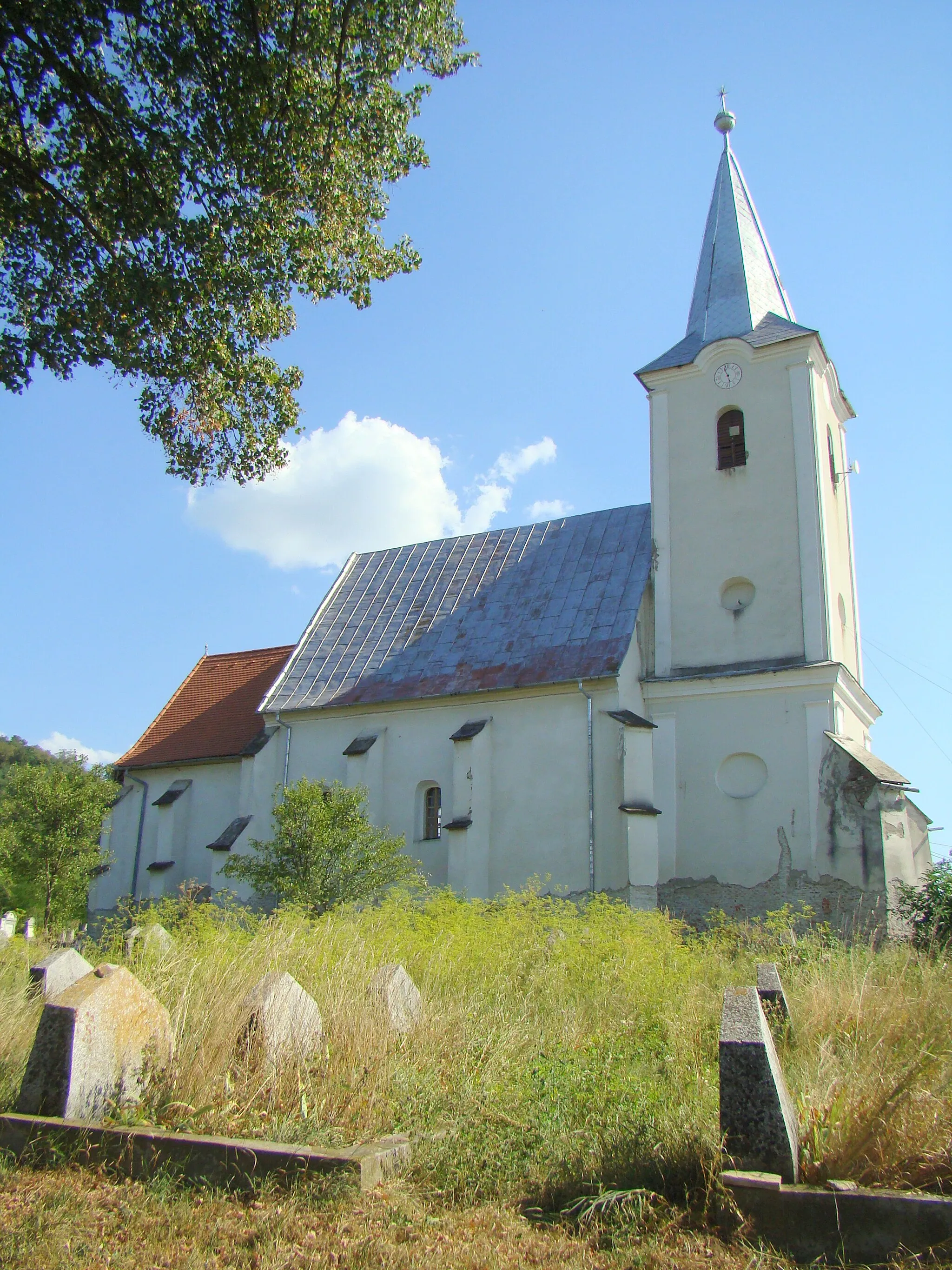Photo showing: Unitarian church in Gălățeni, Mureş county, Romania