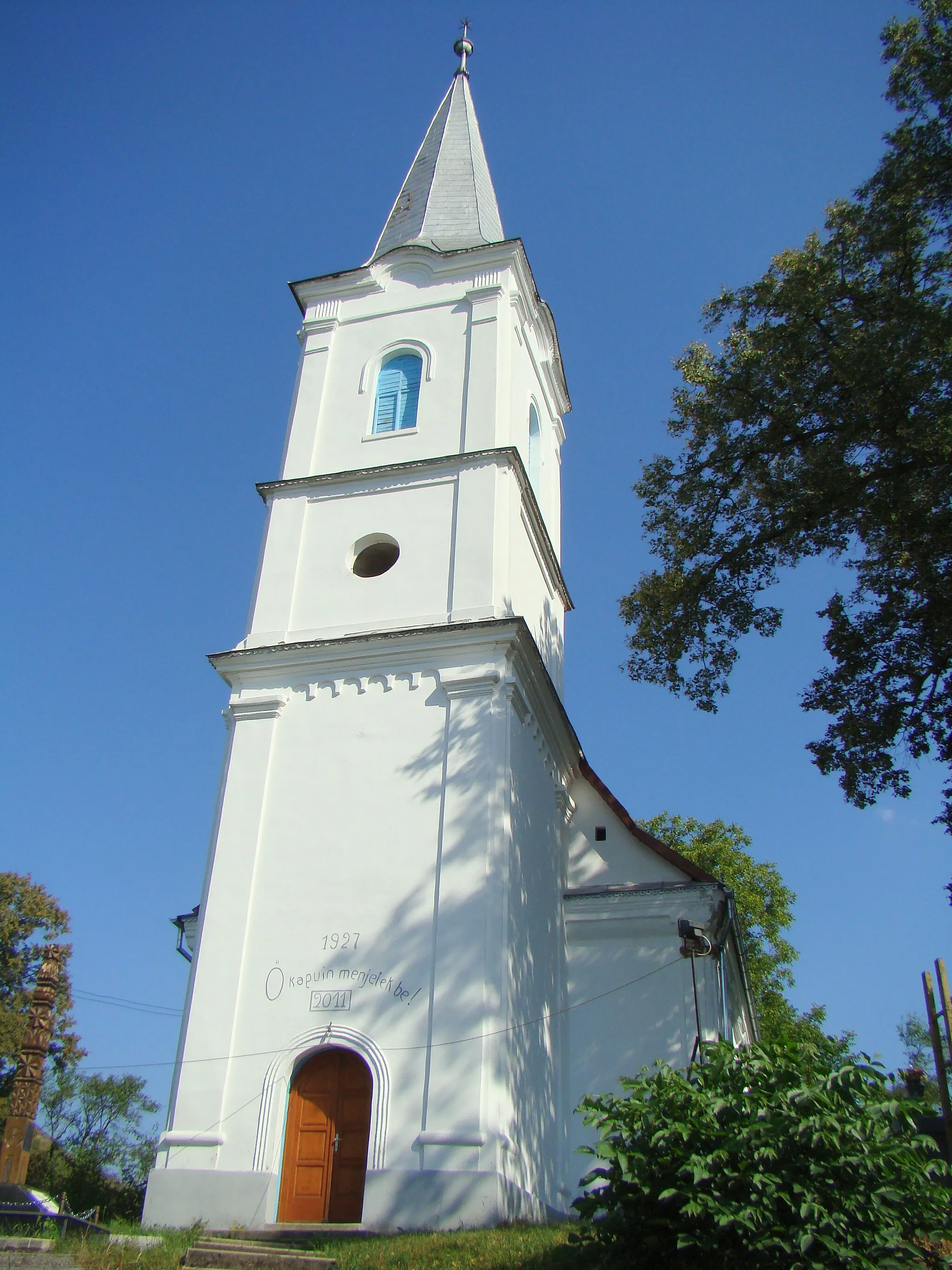 Photo showing: Reformed church in Gălățeni, Mureș county, Romania